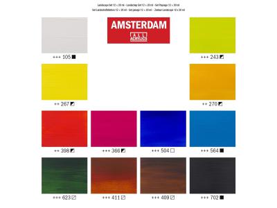 AMSTERDAM STANDARD SERIES ACRYLFARBEN SET 12 X 20ML LANDSCHAFT 4