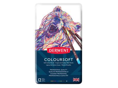 DERWENT COLOURSOFT BUNTSTIFTE 12ER METALLKASTEN 2