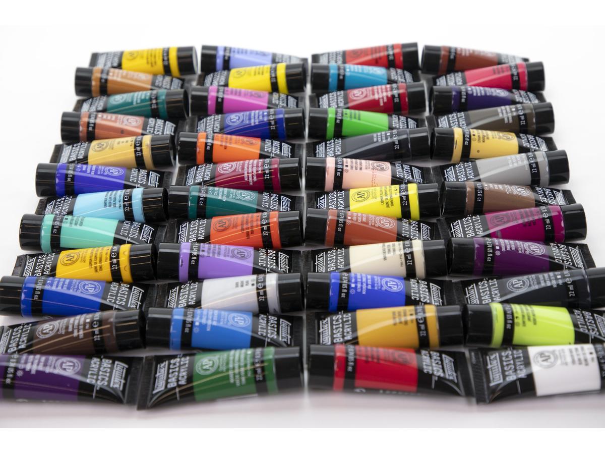 LIQUITEX BASICS ACRYLFARBEN SET 48X22ML 3
