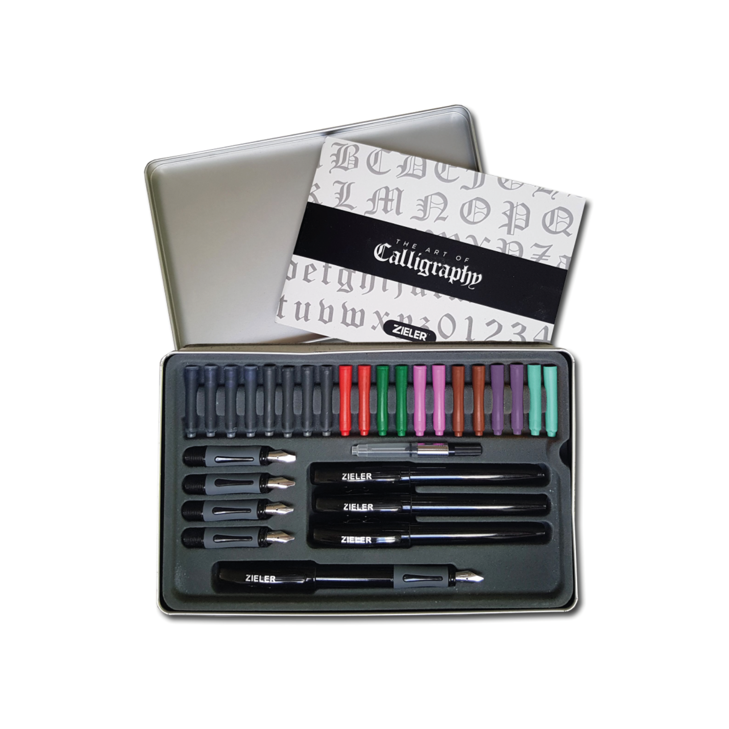 ZIELER KALLIGRAFIE PEN SET 31-TEILIG ULTIMATE BOX 3