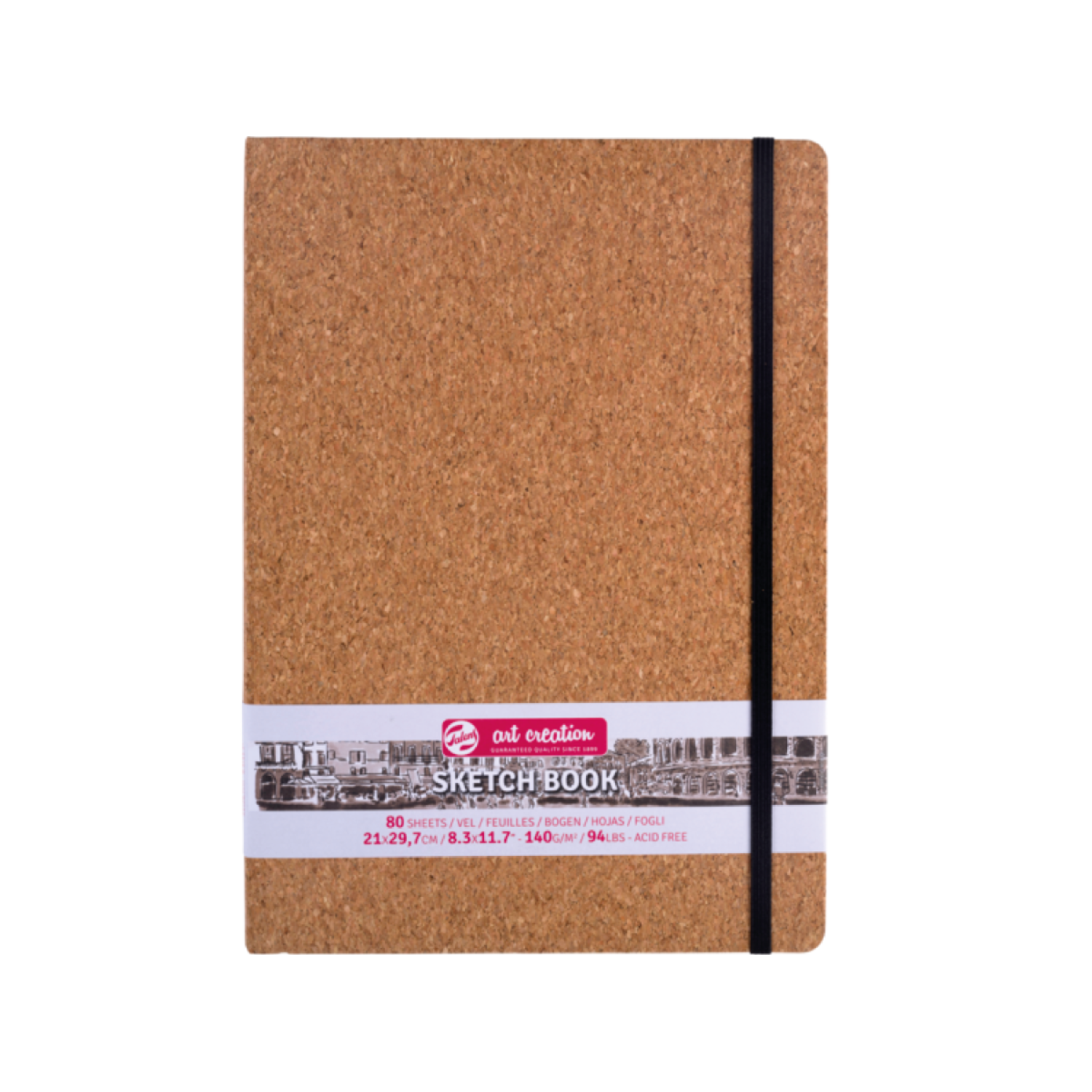 TALENS ART CREATION SKIZZENBUCH KORKEN 21X29,7CM 140 GRAMM 80 BLATT 4