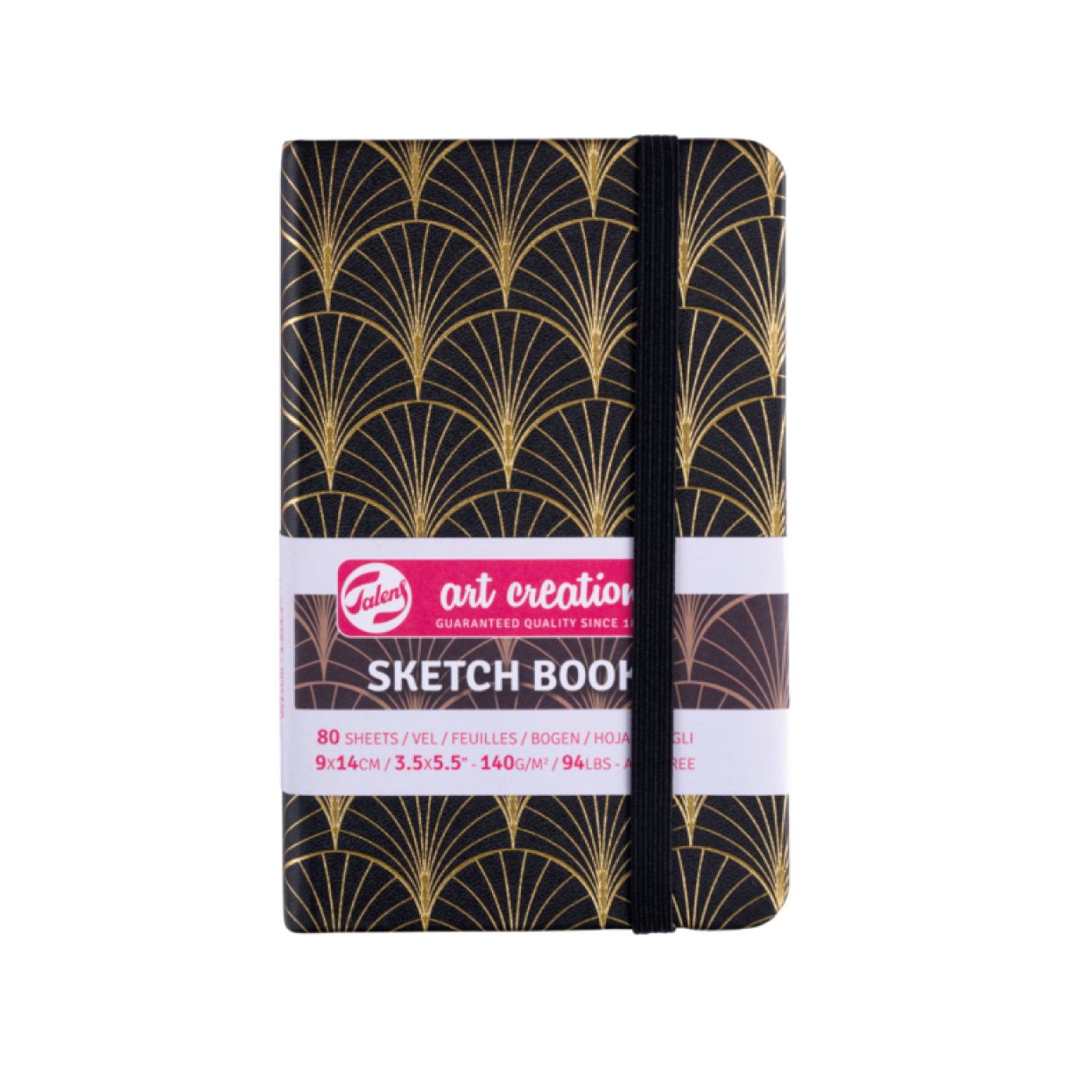 TALENS ART CREATION SKIZZENBUCH ART DECO 9X14CM 140 GRAMM 80 BLATT 4