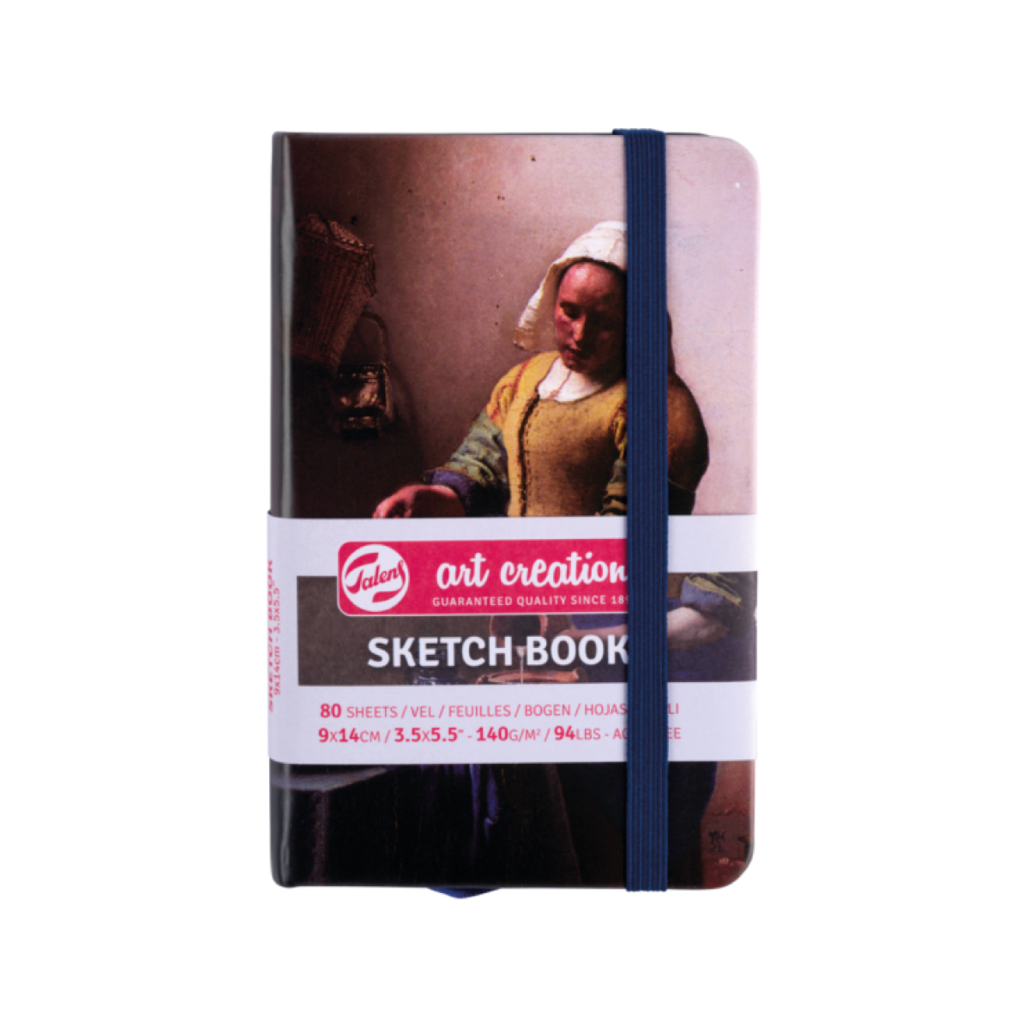 TALENS ART CREATION SKIZZENBUCH HET MELKMEISJE 9X14CM 140 GRAMM 80 BLATT 4