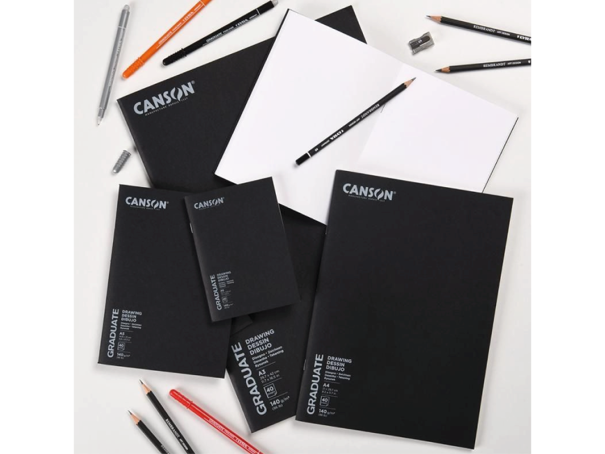 CANSON GRADUATE SKETCHBOOK A4 140 GRAMS 4