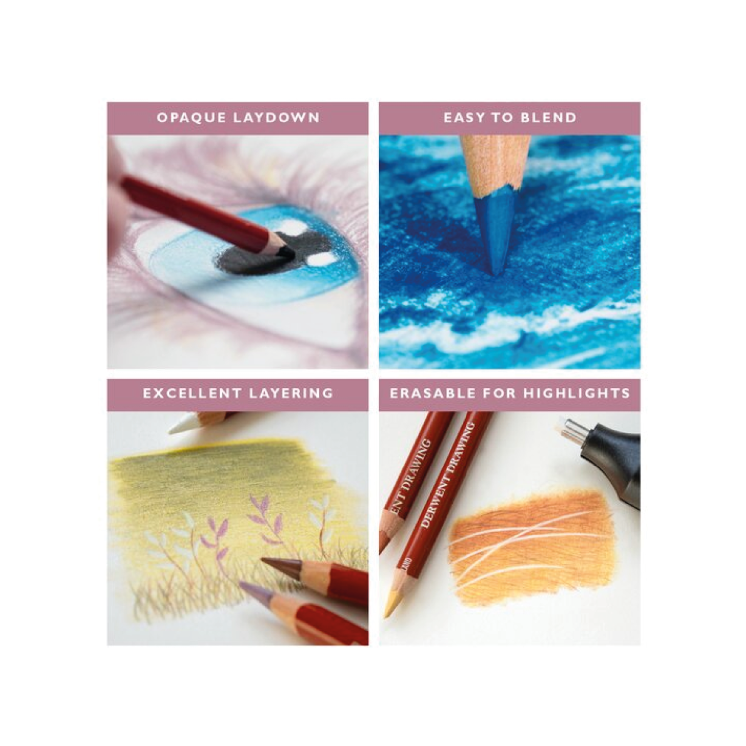 DERWENT DRAWING SET 6X 3