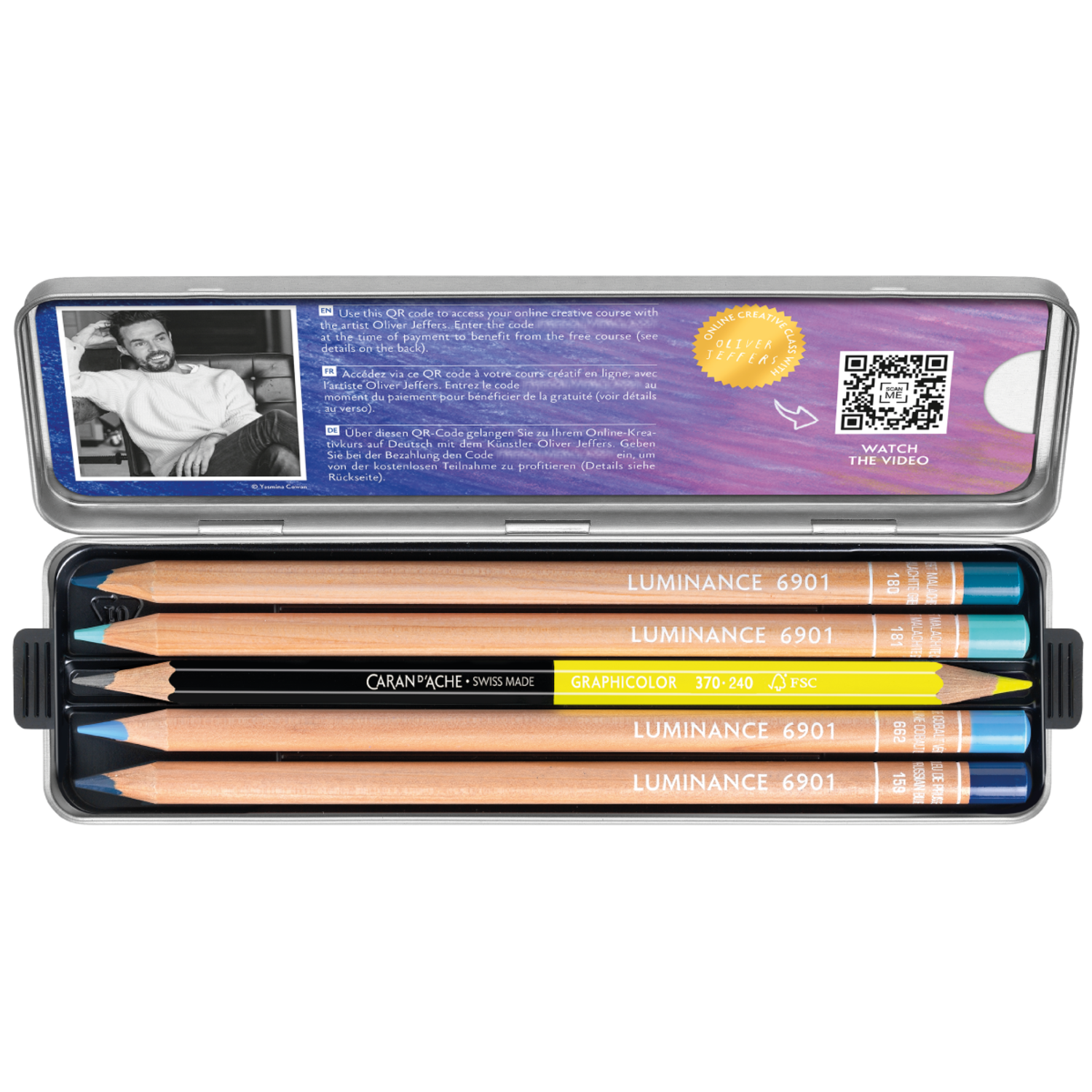CARAN D' ACHE LUMINANCE FARBSTIFTE SET CREATIVE 10X LIMITIERTE AUFLAGE 2