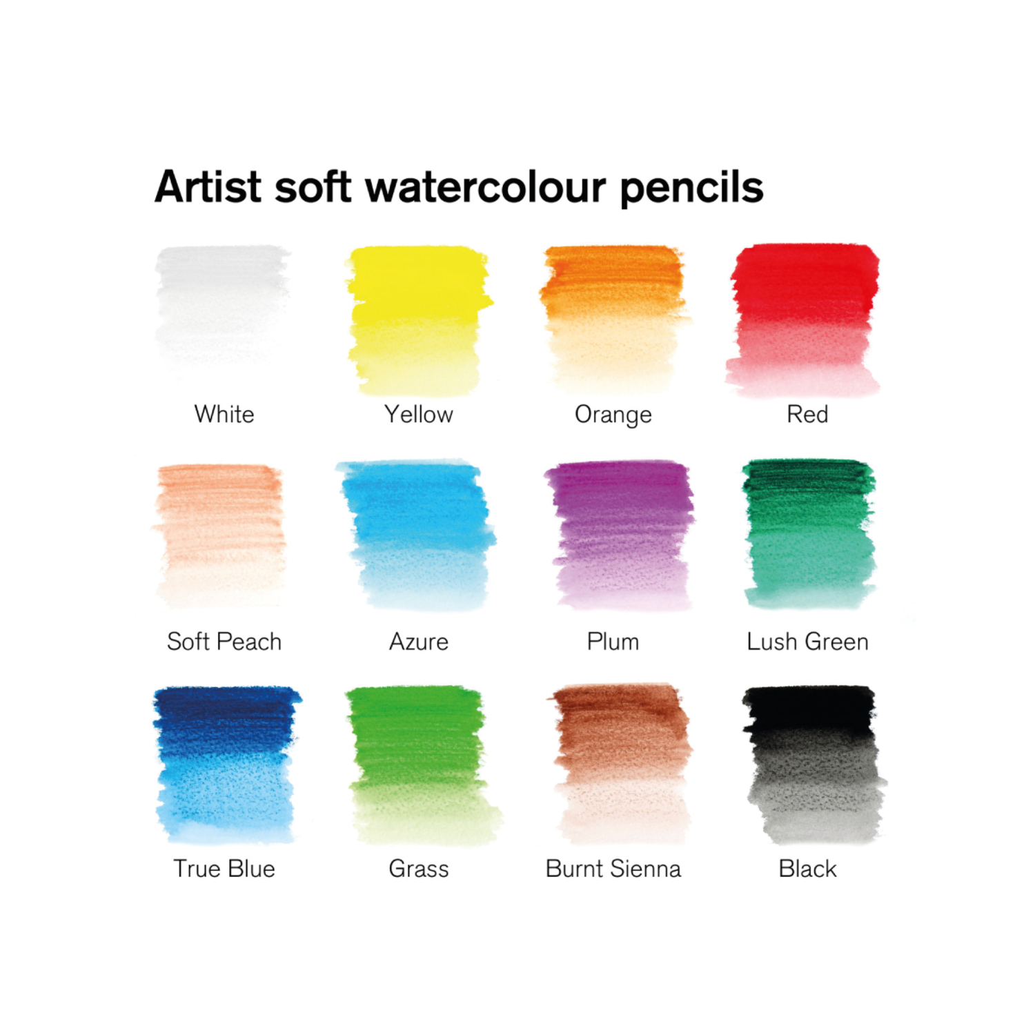 WINSOR & NEWTON  PRECISION WATERCOLOUR PENCIL SET 12X 2