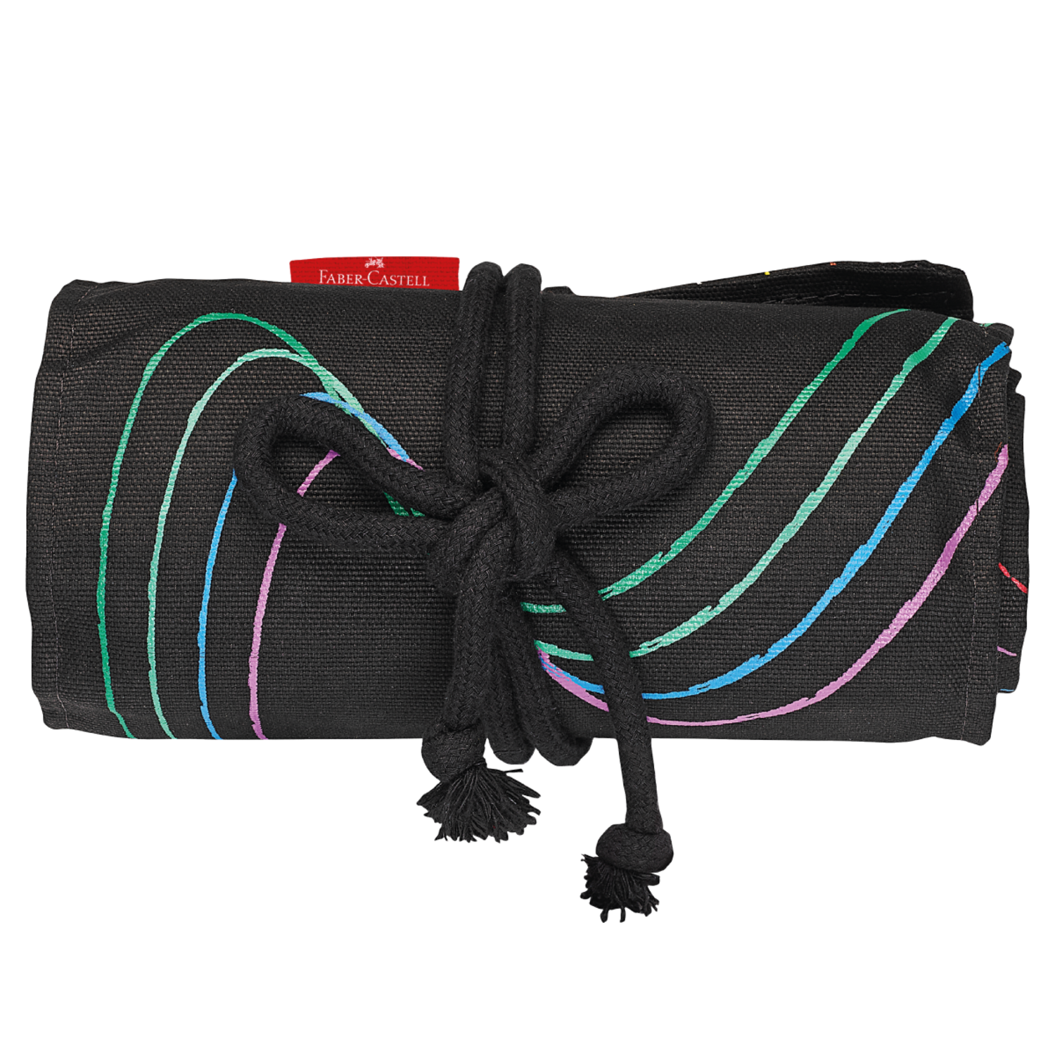 FABER-CASTELL BLACK EDITION BUNTSTIFTE SET ROLLETUI 72X 3