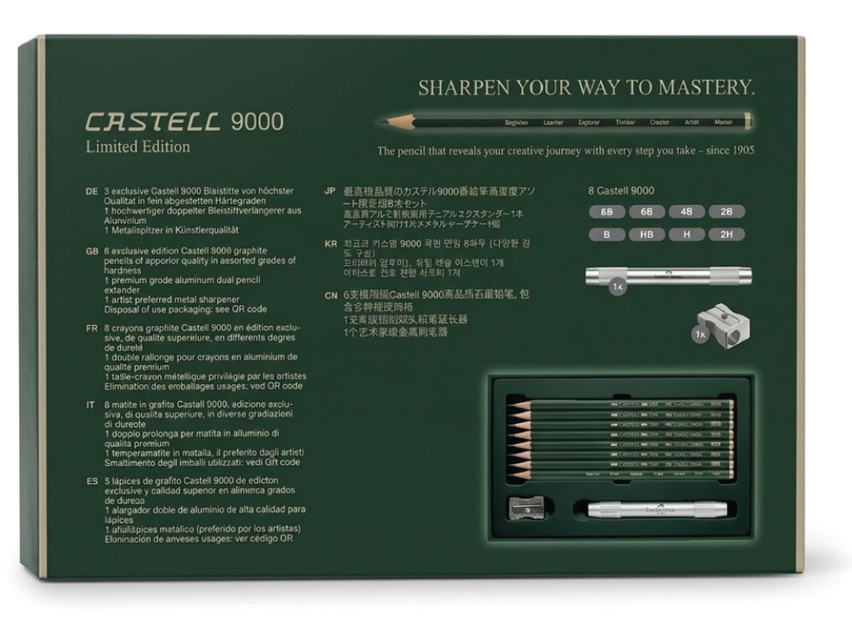 FABER-CASTELL 9000 SERIE BEGINNER TO MASTER SET 3