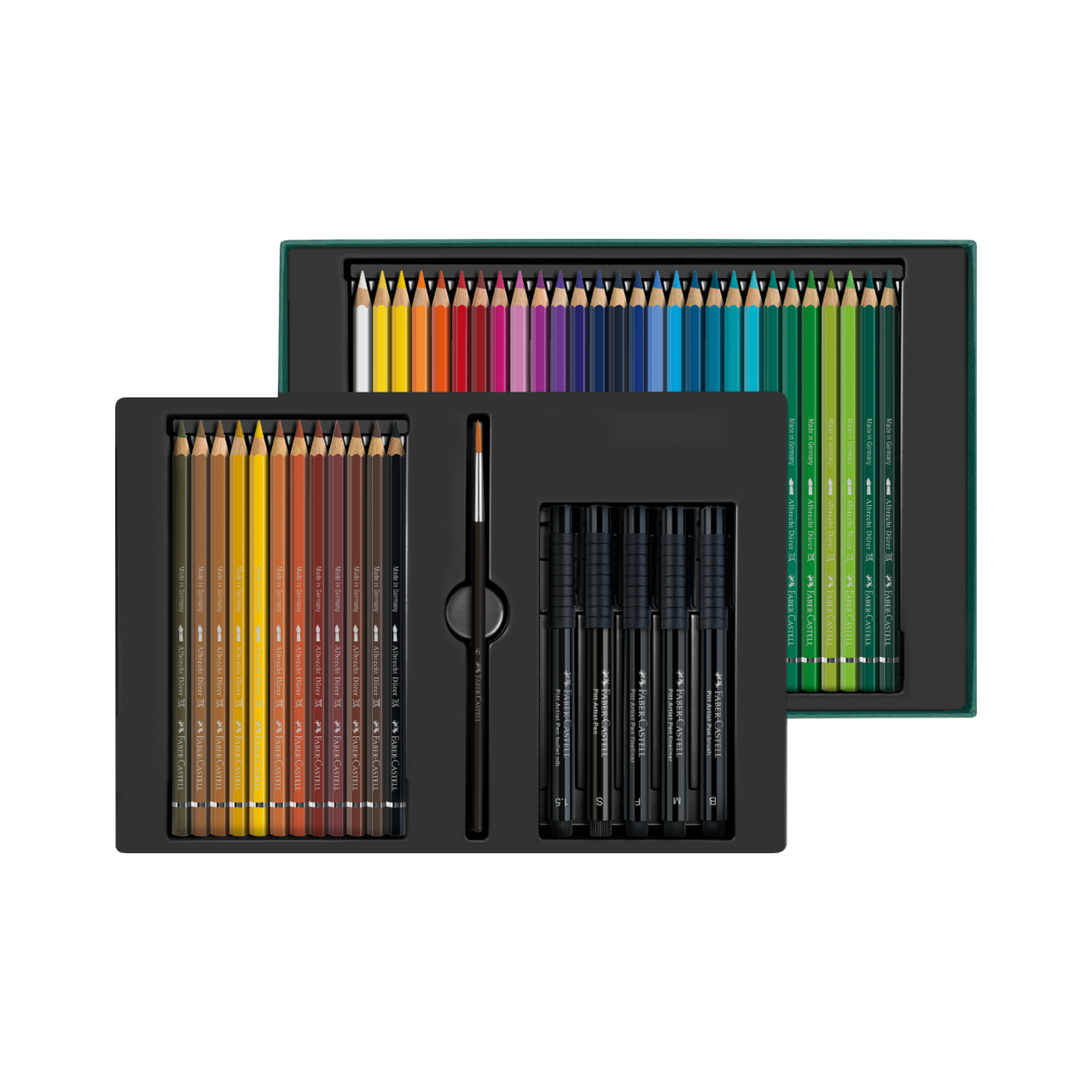FABER-CASTELL DÜRER AQUARELLFARBSTIFTE & TUSCHESTIFTE SET 46X 3