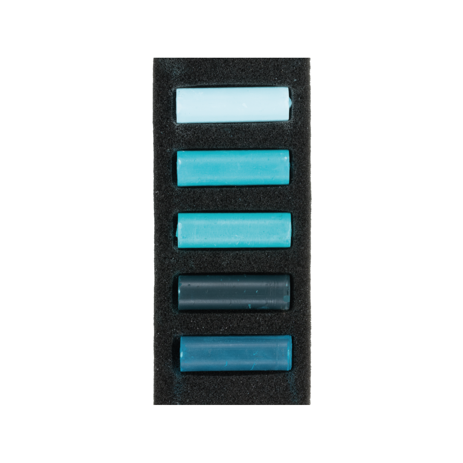 REMBRANDT SOFTPASTEL SET COOL GREENS HALBE KREIDEN 5X 2