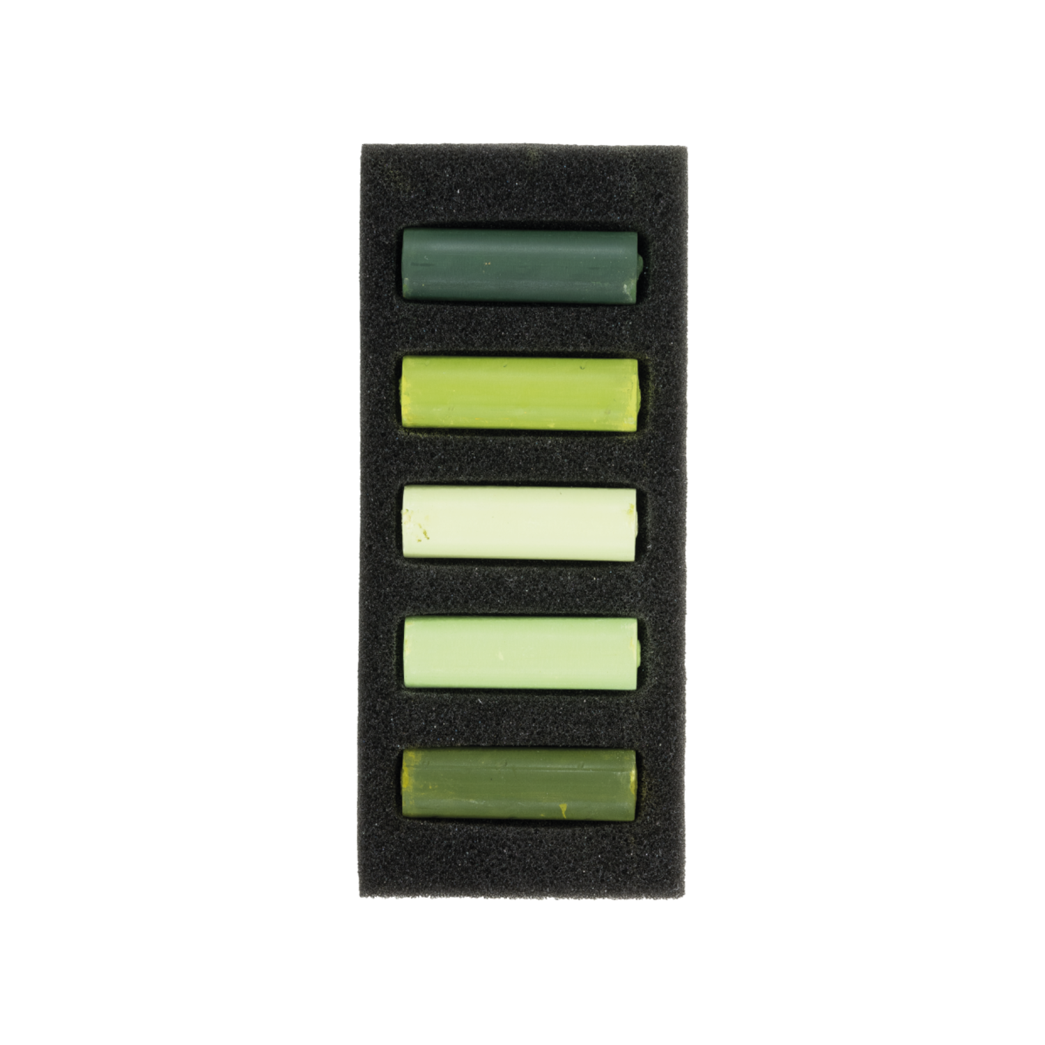 REMBRANDT SOFTPASTEL SET LUSH GREENS HALBE KREIDEN 5X 2