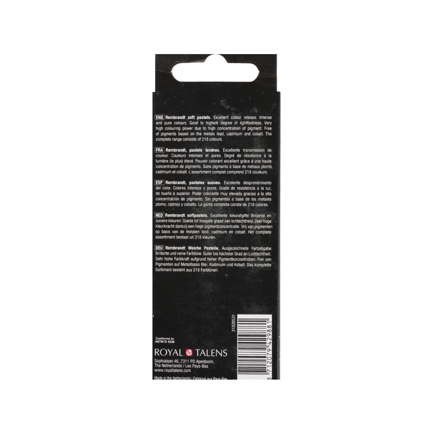 REMBRANDT SOFTPASTEL SET LIGHT GREYS HALBE KREIDEN 5X 3