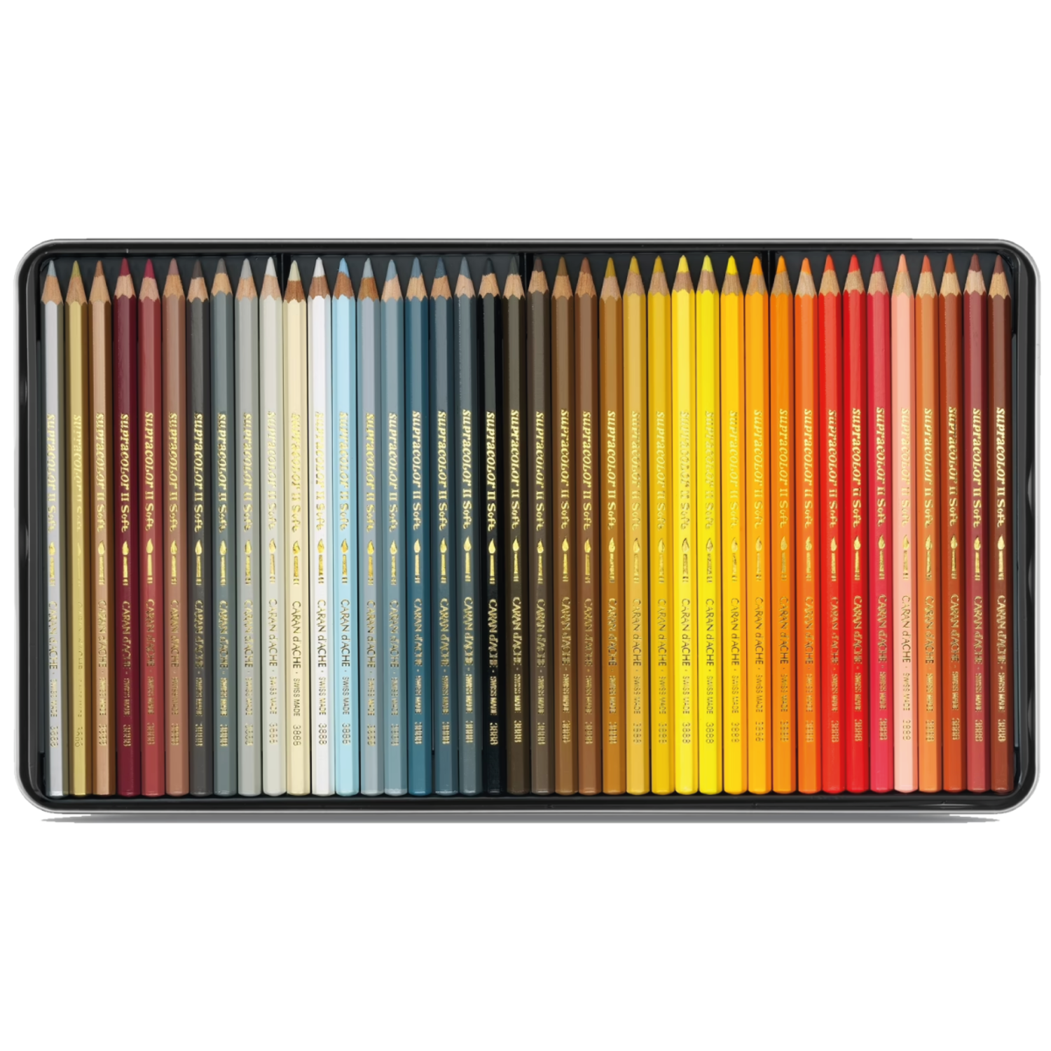 CARAN D'ACHE SUPRACOLOR AQUARELLSTIFTE 80 STÜCK 3