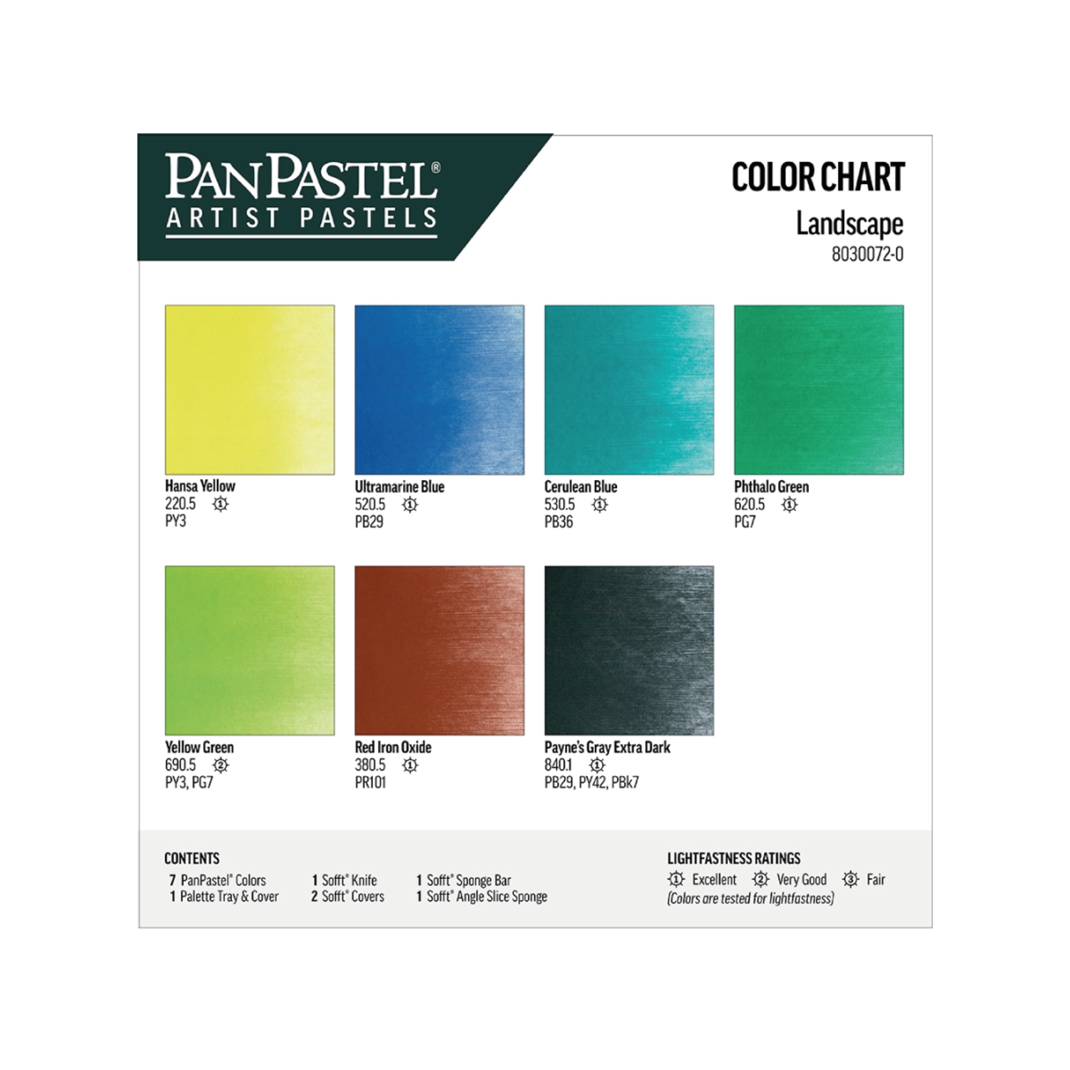 PANPASTEL LANDSCAPE STARTERKIT 7X 2
