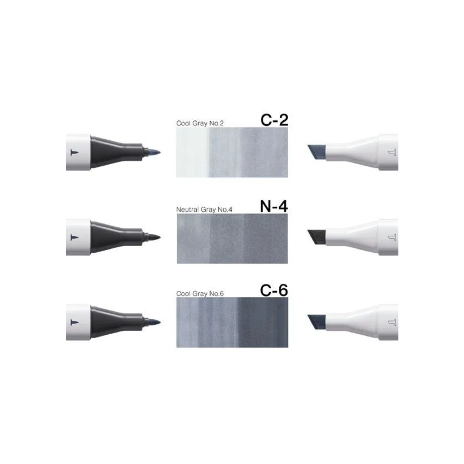 COPIC MARKERSET 3-DELIG DESIGNER COLLECTION STEEL STRUCTURE 2