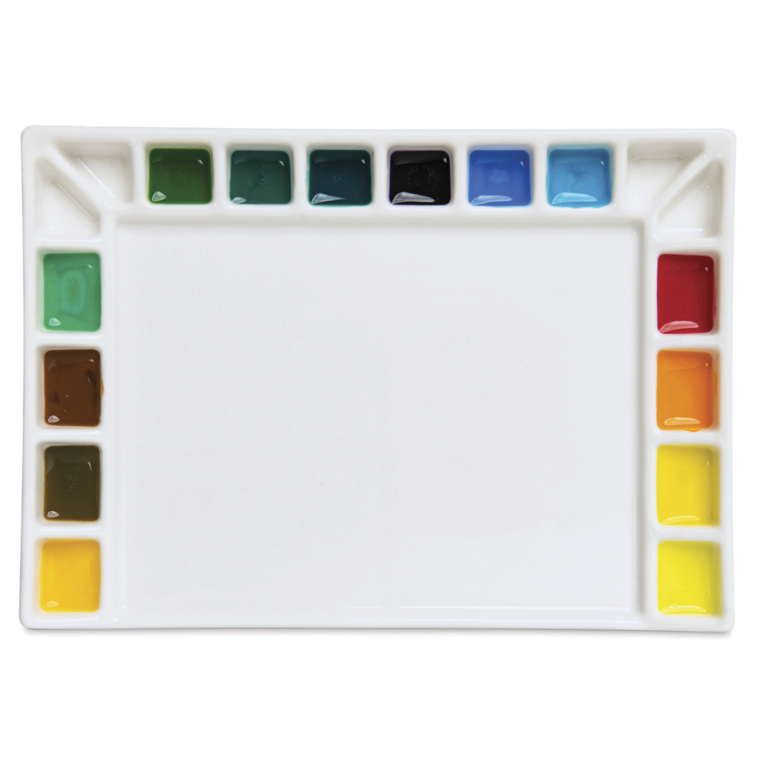MEEDEN PORZELLANPALETTE 14X20 CM MIT 18 MULDEN 2