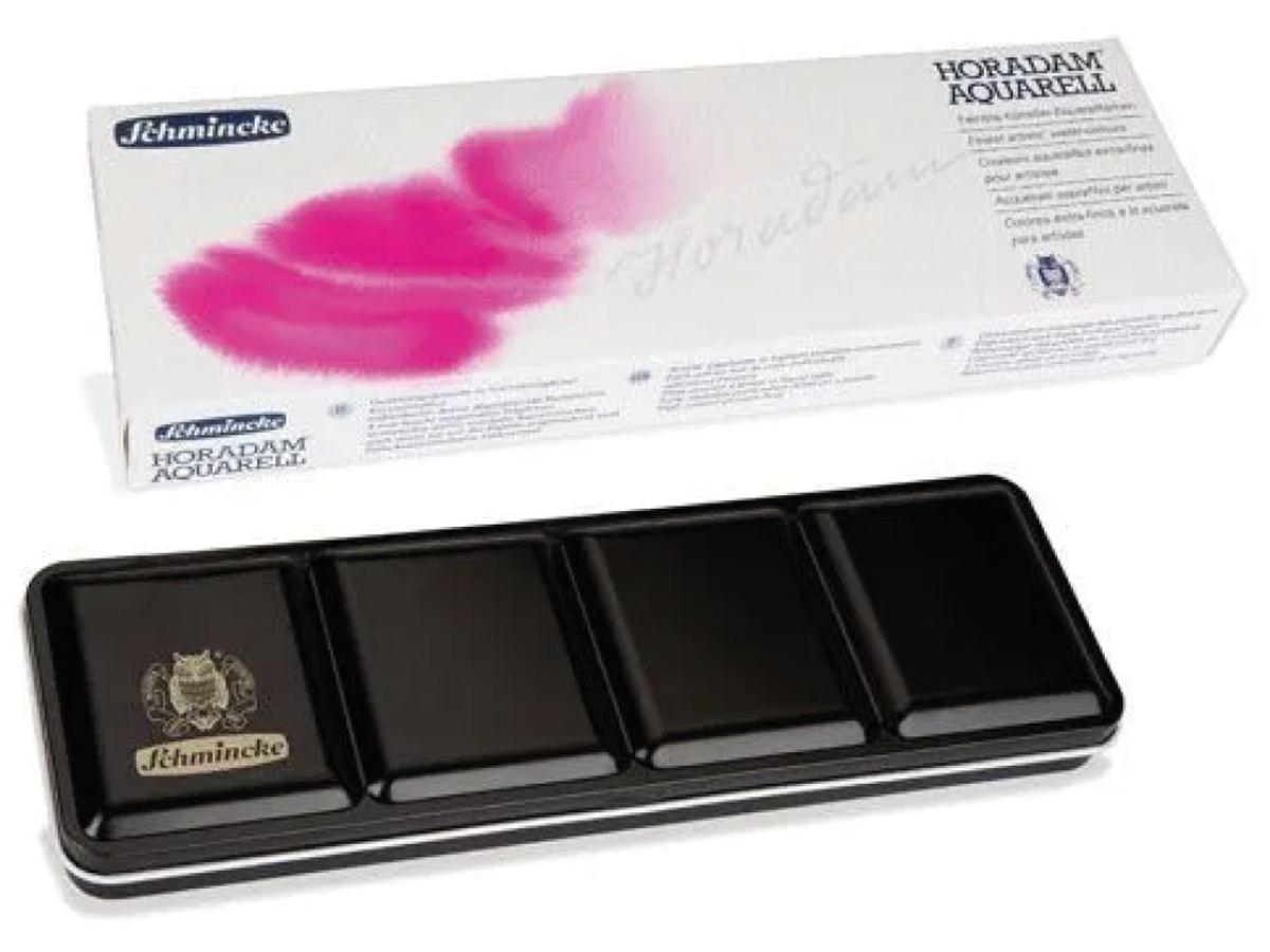 SCHMINCKE HORADAM AQUARELL MALKASTEN 24X1/2 NAPF 74.424 2