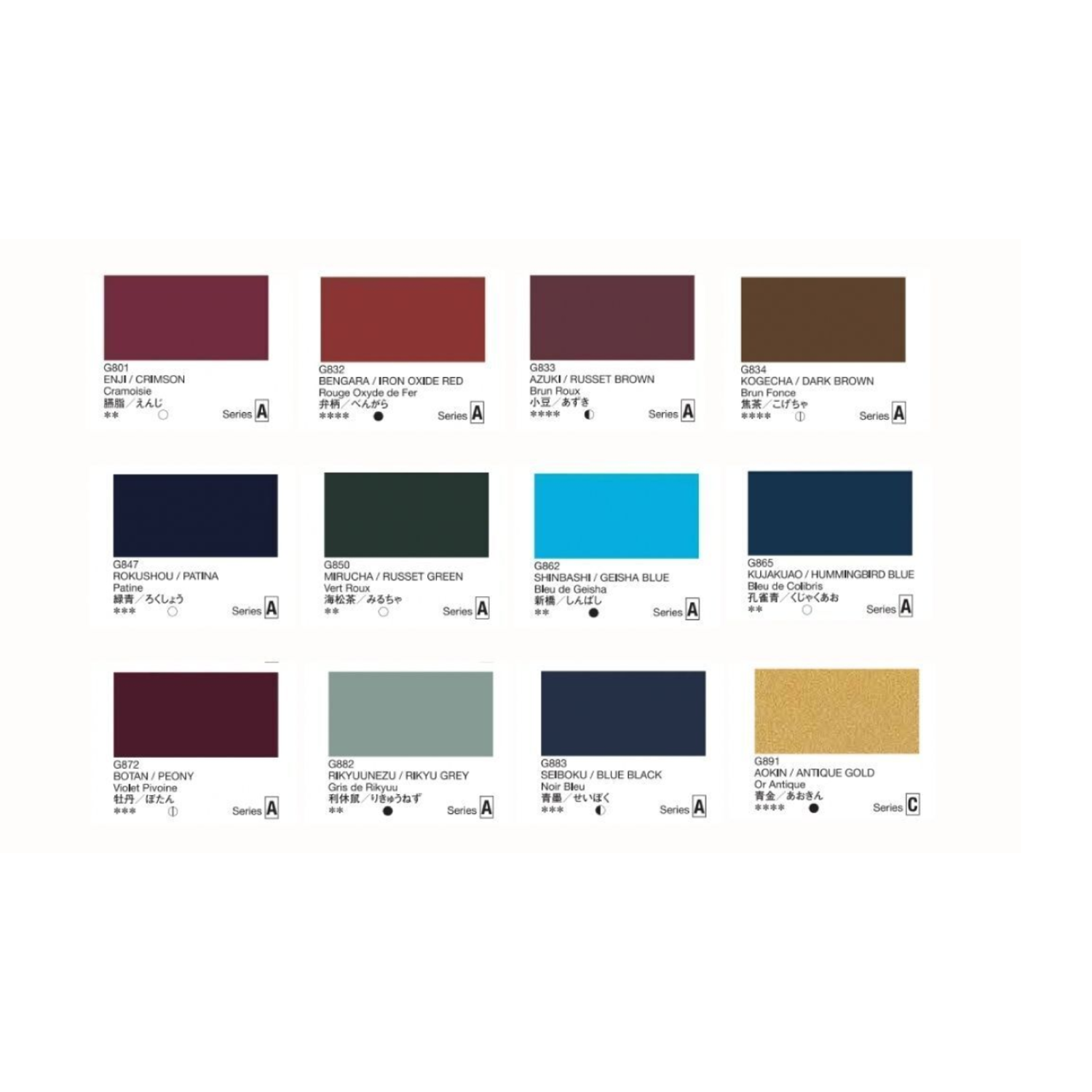 HOLBEIN ARTISTS' GOUACHE IRODORI WINTER 15ML SET 12X 2