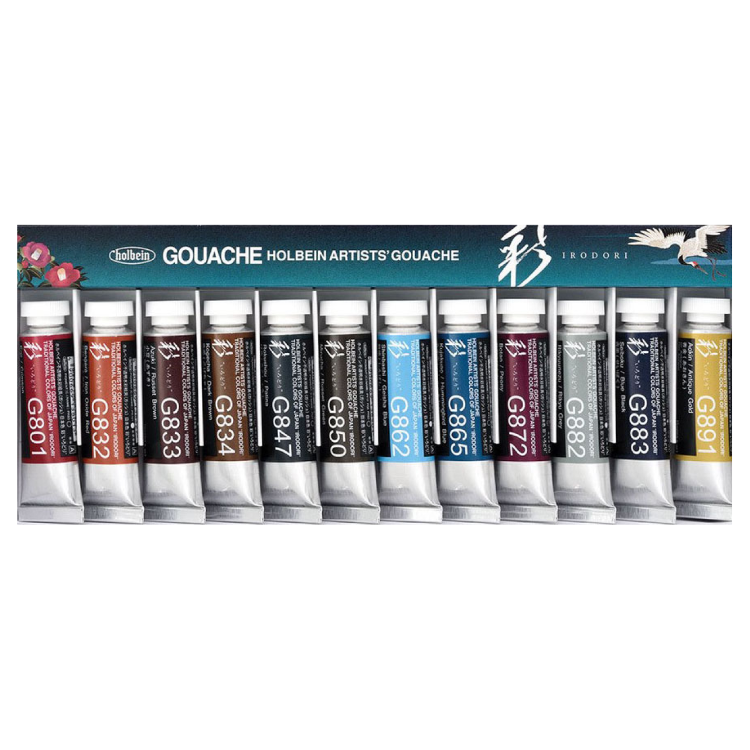 HOLBEIN ARTISTS' GOUACHE IRODORI WINTER 15ML SET 12X 3