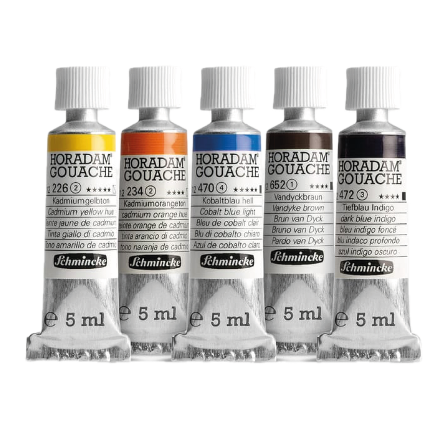 SCHMINCKE HORADAM GOUACHE SET DÄMMERUNG 5X 5ML WECK=WECK 2