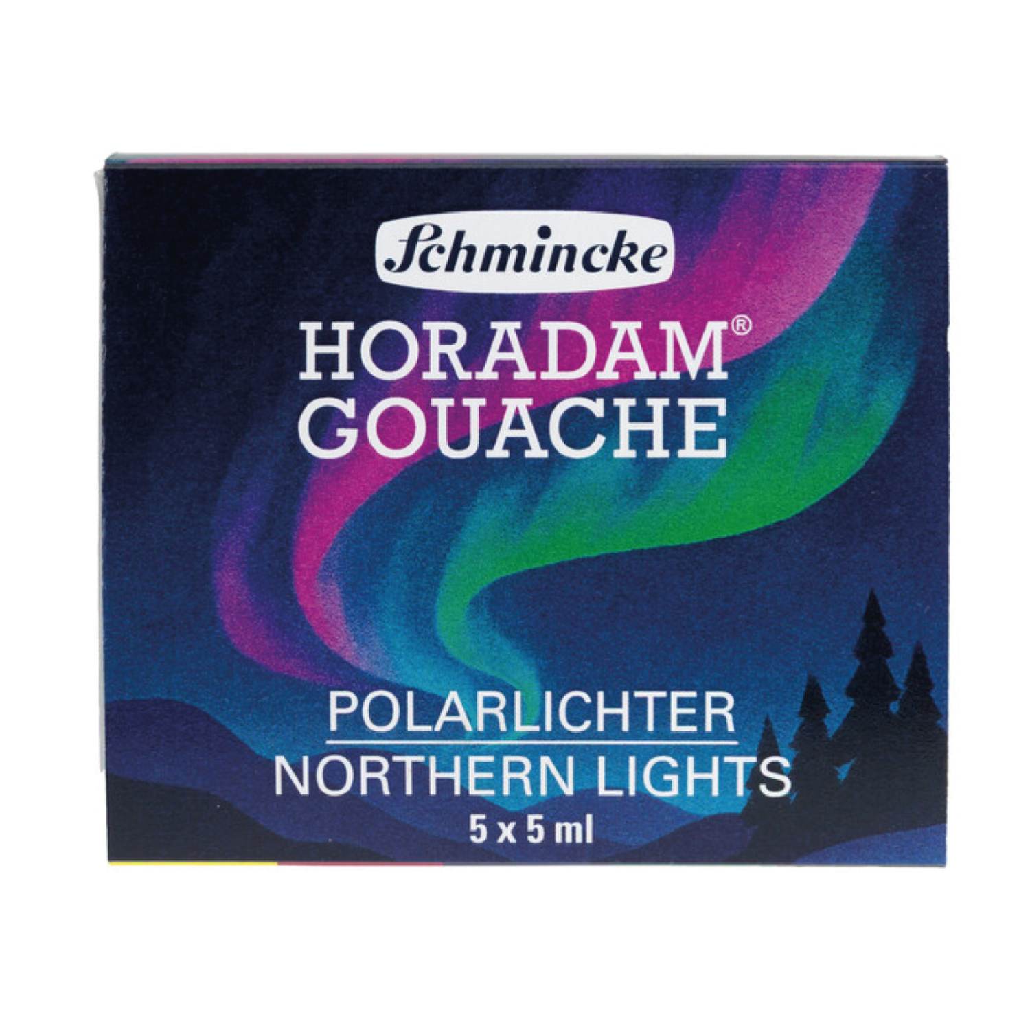 SCHMINCKE HORADAM GOUACHE SET POLARLICHTER 5X 5ML WECK=WECK 3