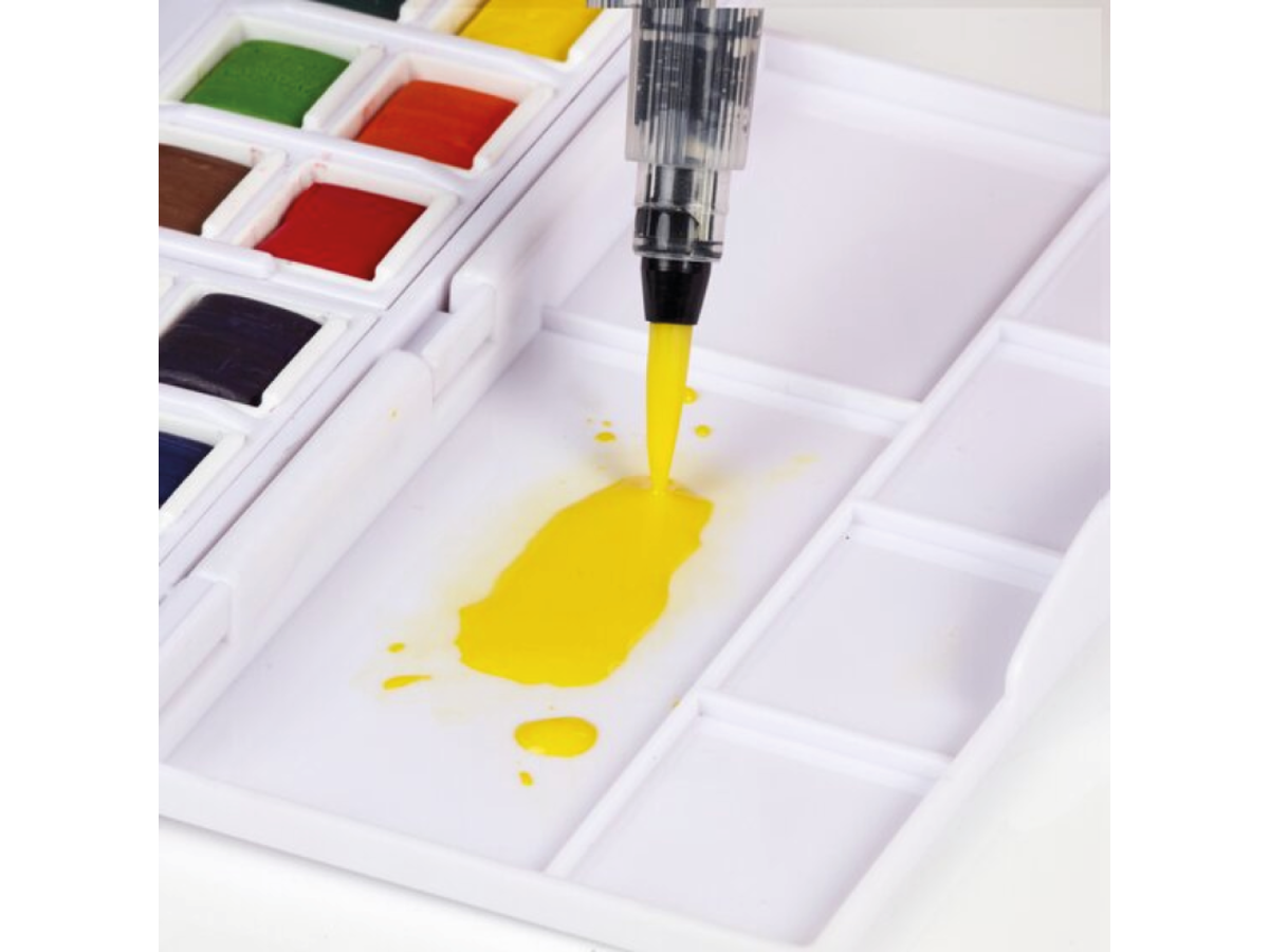 DERWENT AQUARELLFARBEN SET WATERCOLOUR 12 NÄPFCHEN 3