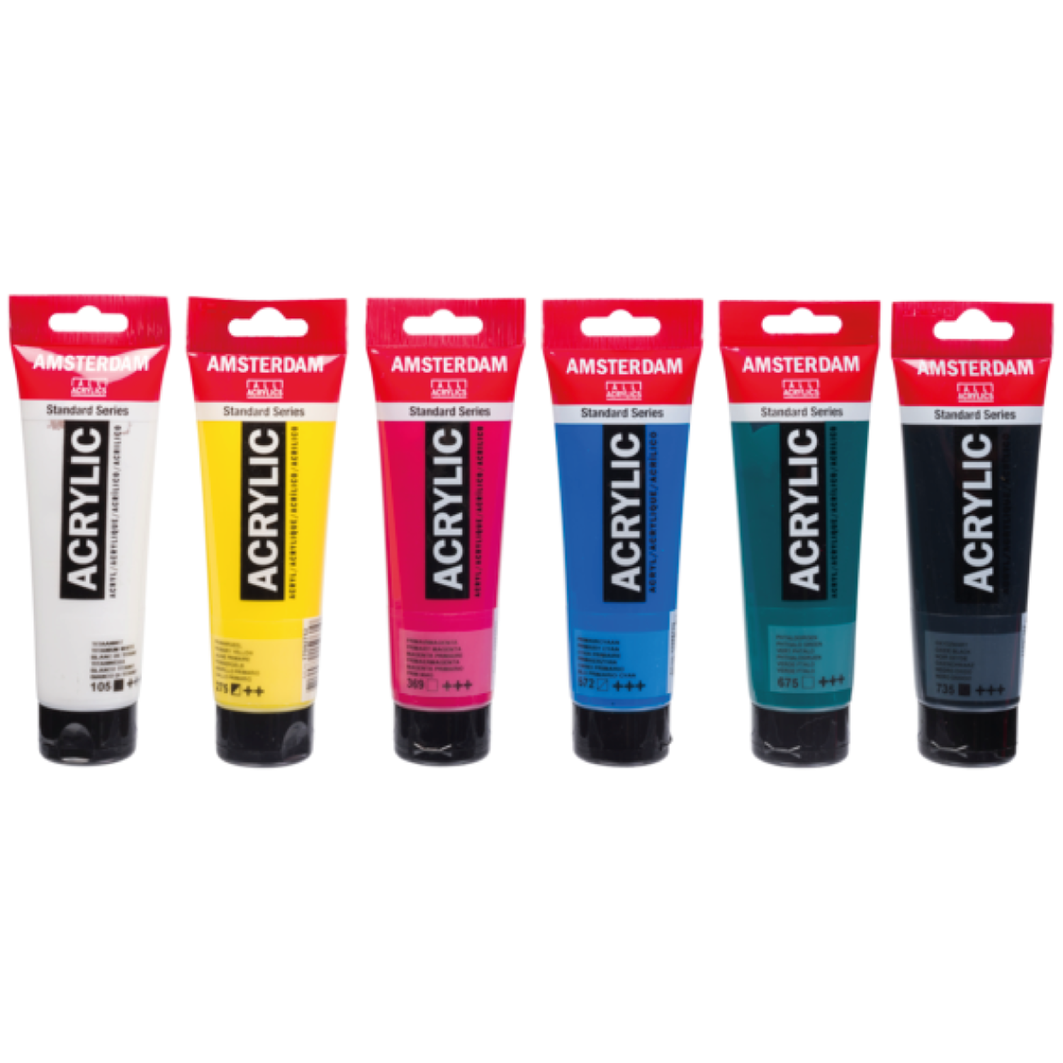 TALENS AMSTERDAM 6 x 120ML CLASSROOM ACRYLSET 3
