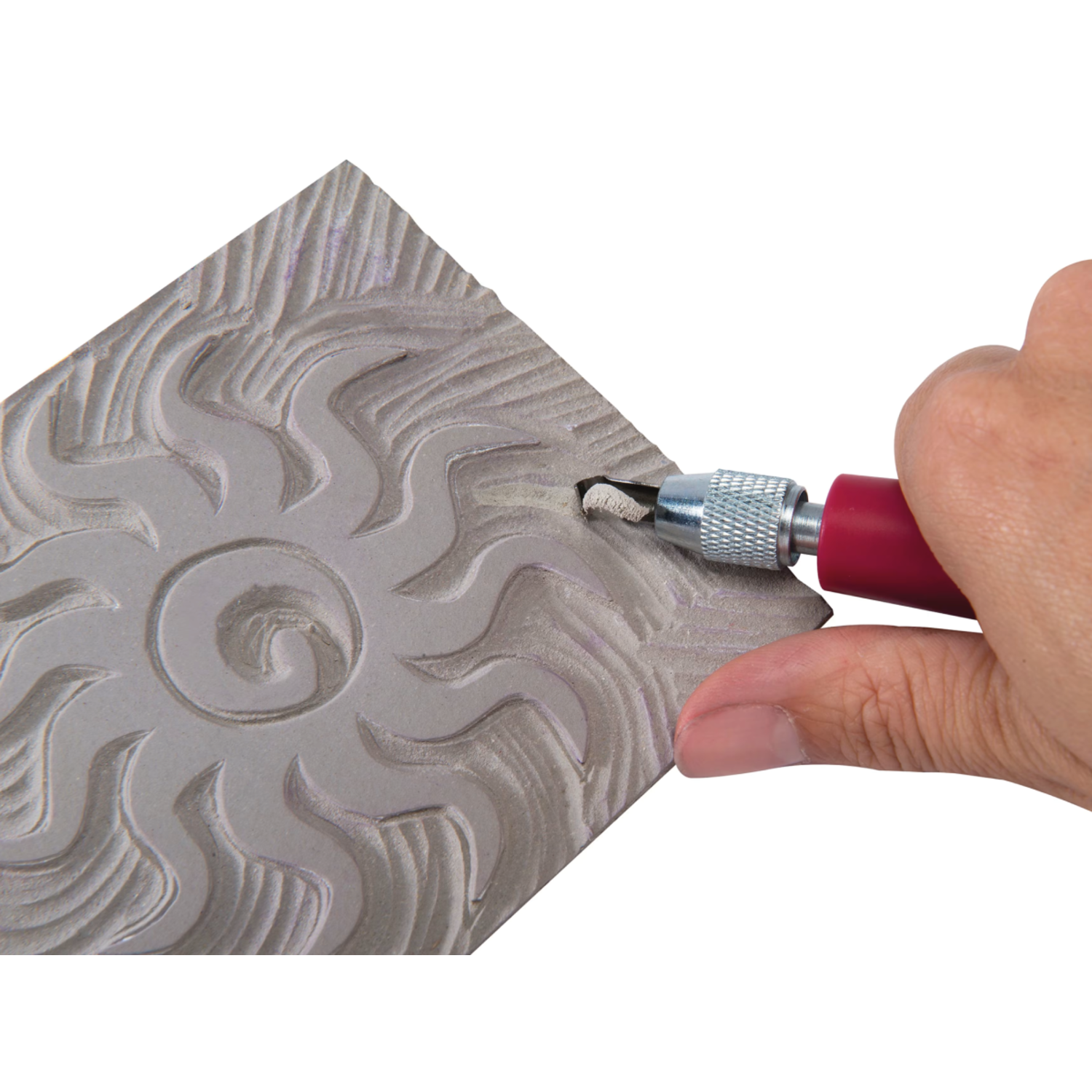 SPEEDBALL RED BARON LINOLEUM 12,7 x 17,7 CM UNMOUNTED (GRAY) 3