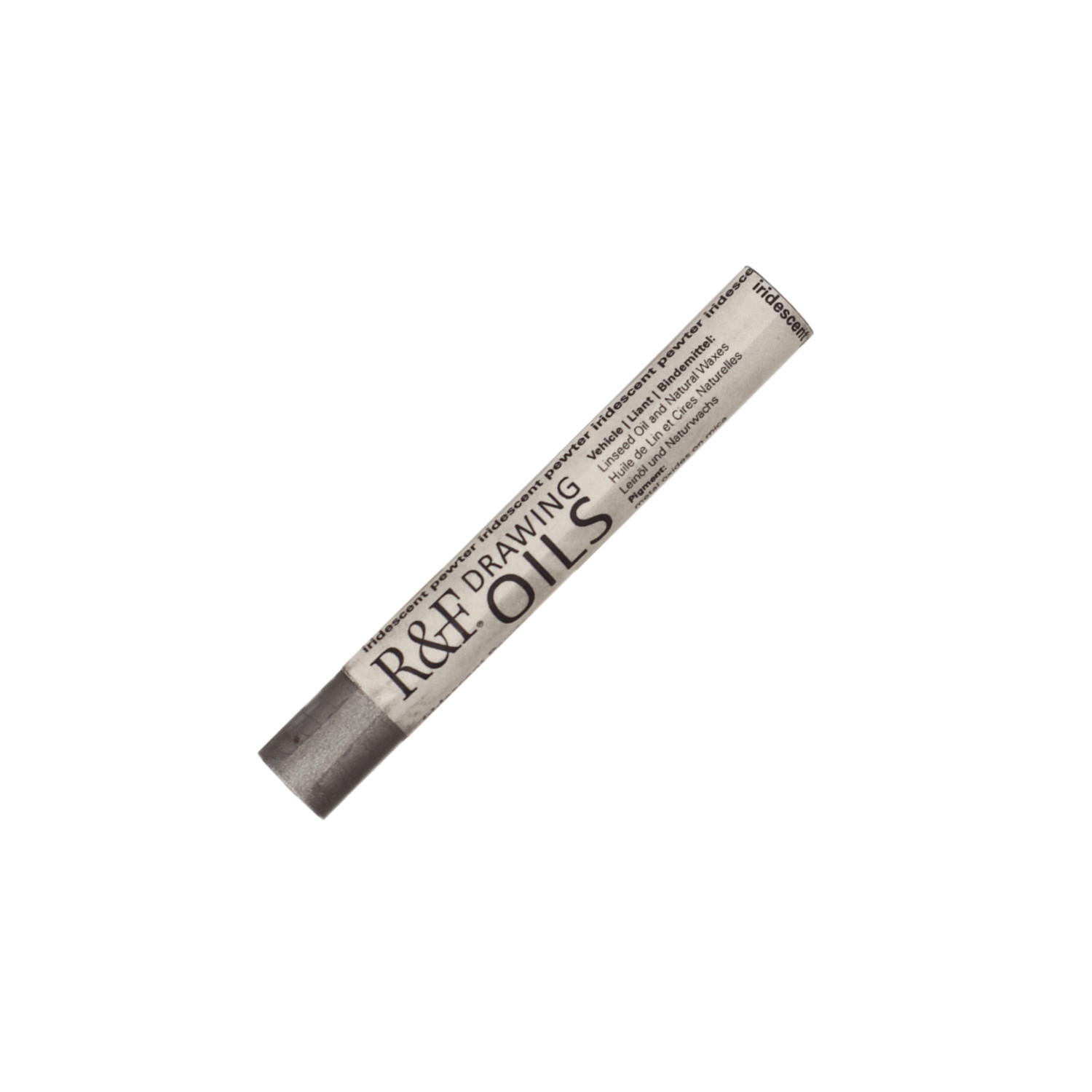 R&F DRAWING OIL STICK 12ML IRIDESCENT PEWTER 114 3