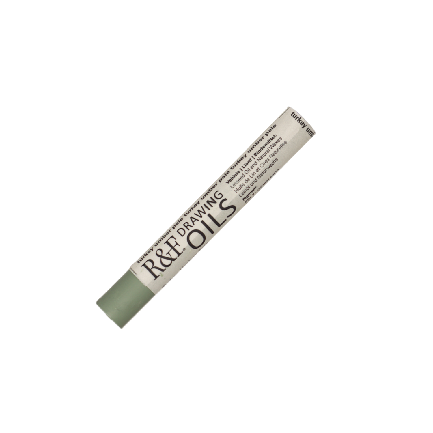 R&F DRAWING OIL STICK 12ML TURKEY UMBER PALE 134 3