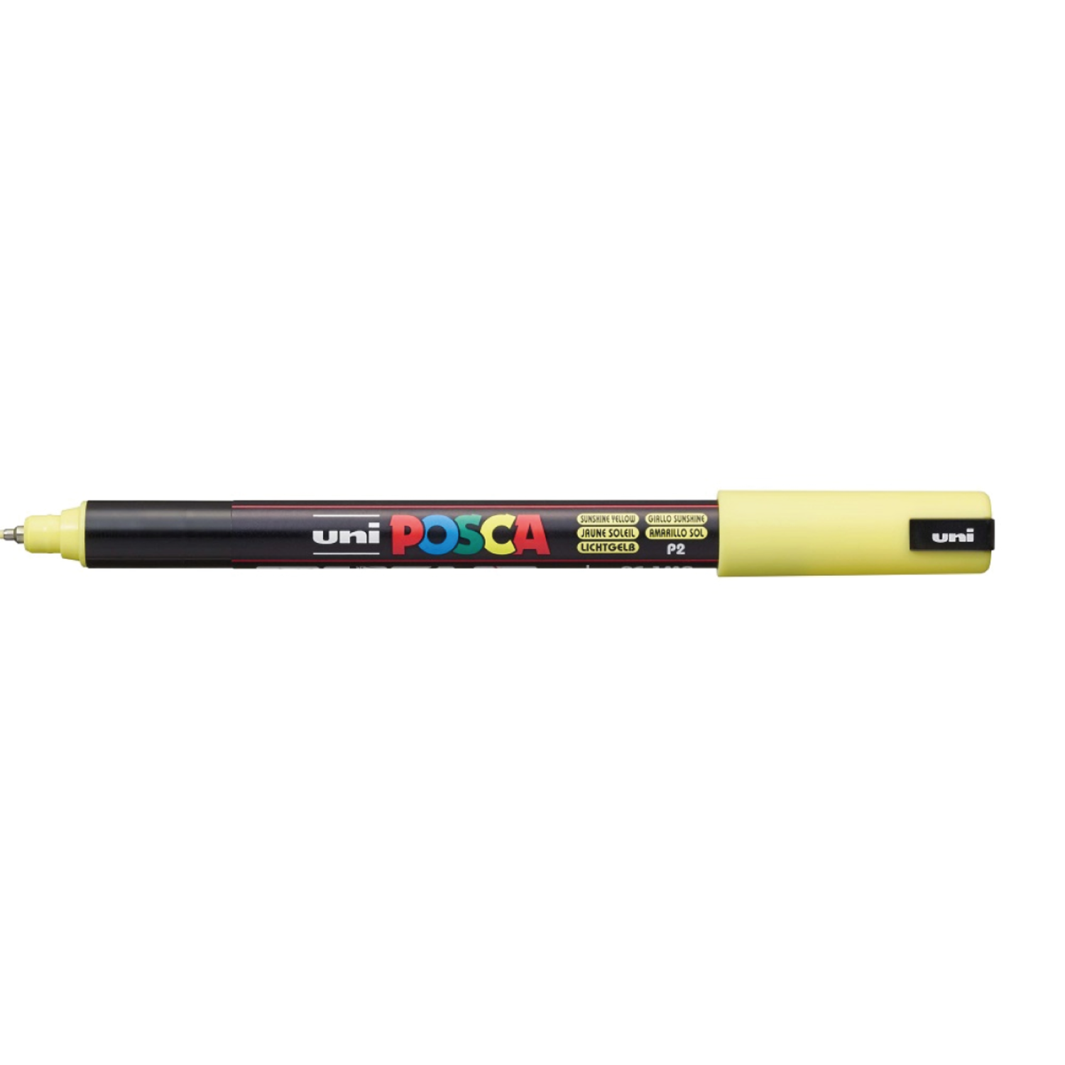 UNI POSCA MARKER EXTRA-FINE PC1MR ZONNEGEEL 2