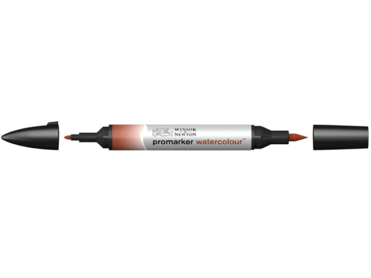 WINSOR & NEWTON PROMARKER WATERCOLOUR 061 BURNT RED 2