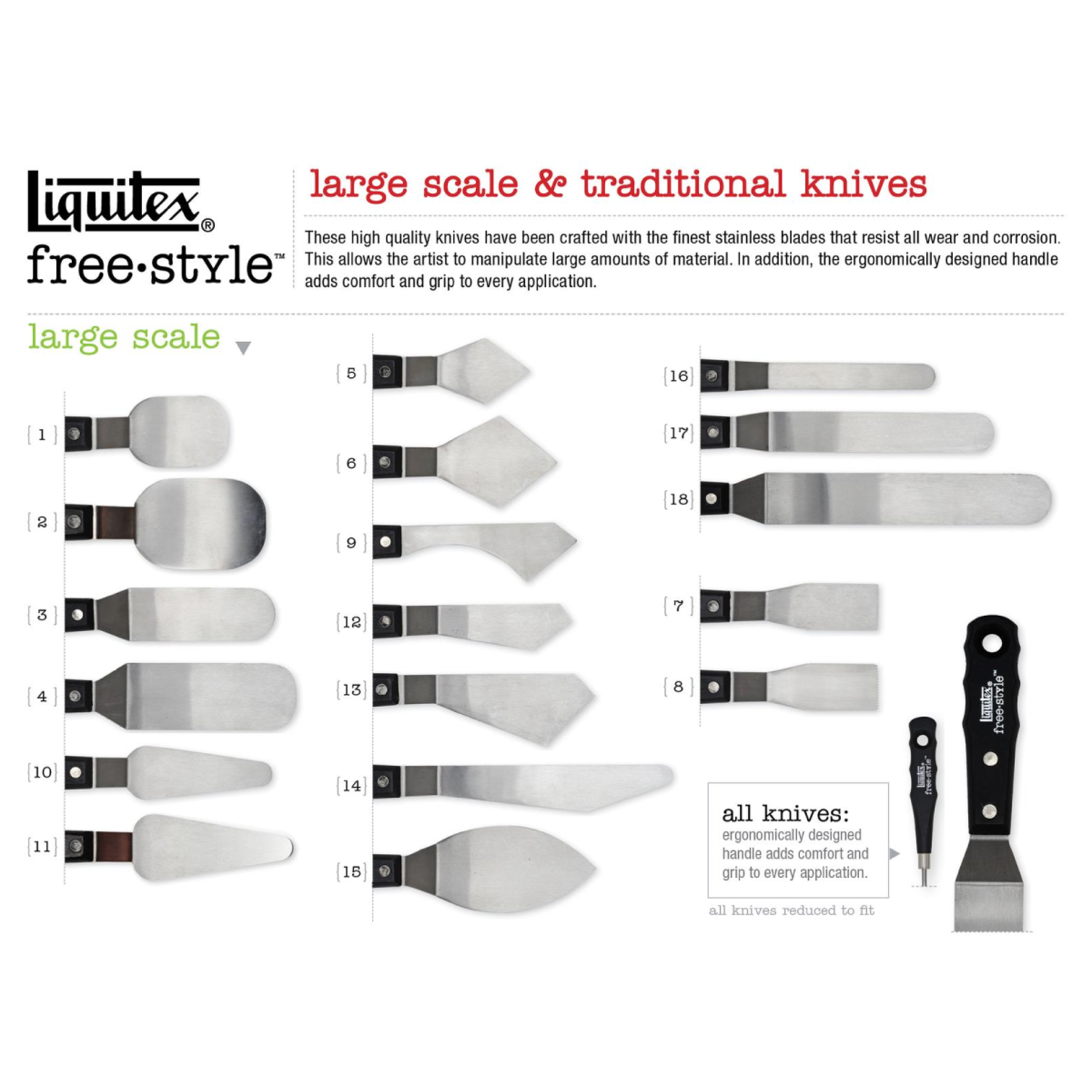 LIQUITEX FREESTYLE MALMESSER 9 2