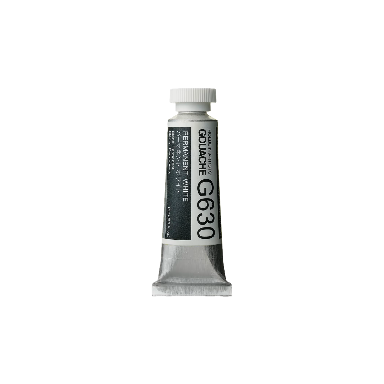 HOLBEIN ARTISTS' GOUACHE 15ML PERMANENT WHITE G630 3