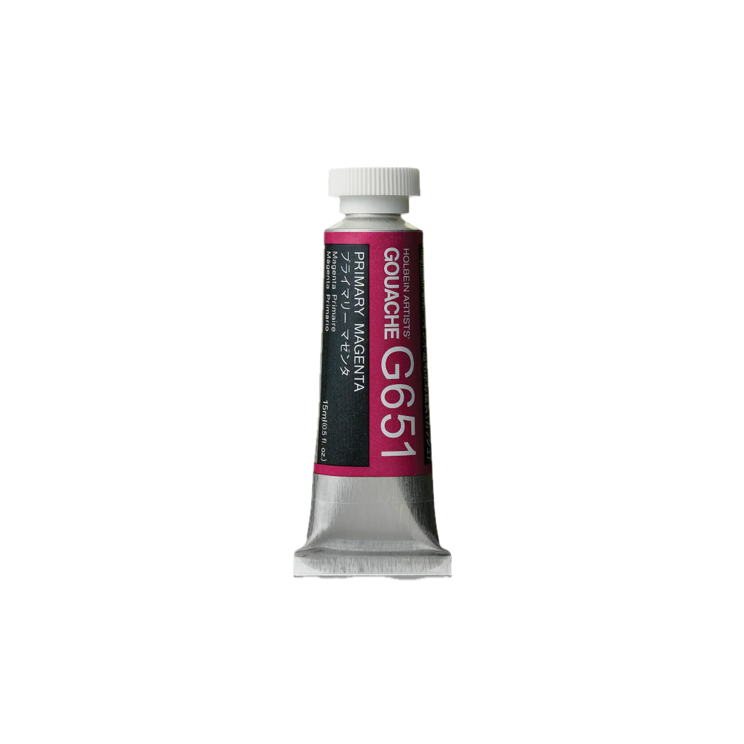 HOLBEIN ARTISTS' GOUACHE 15ML PRIMARY MAGENTA G651 3