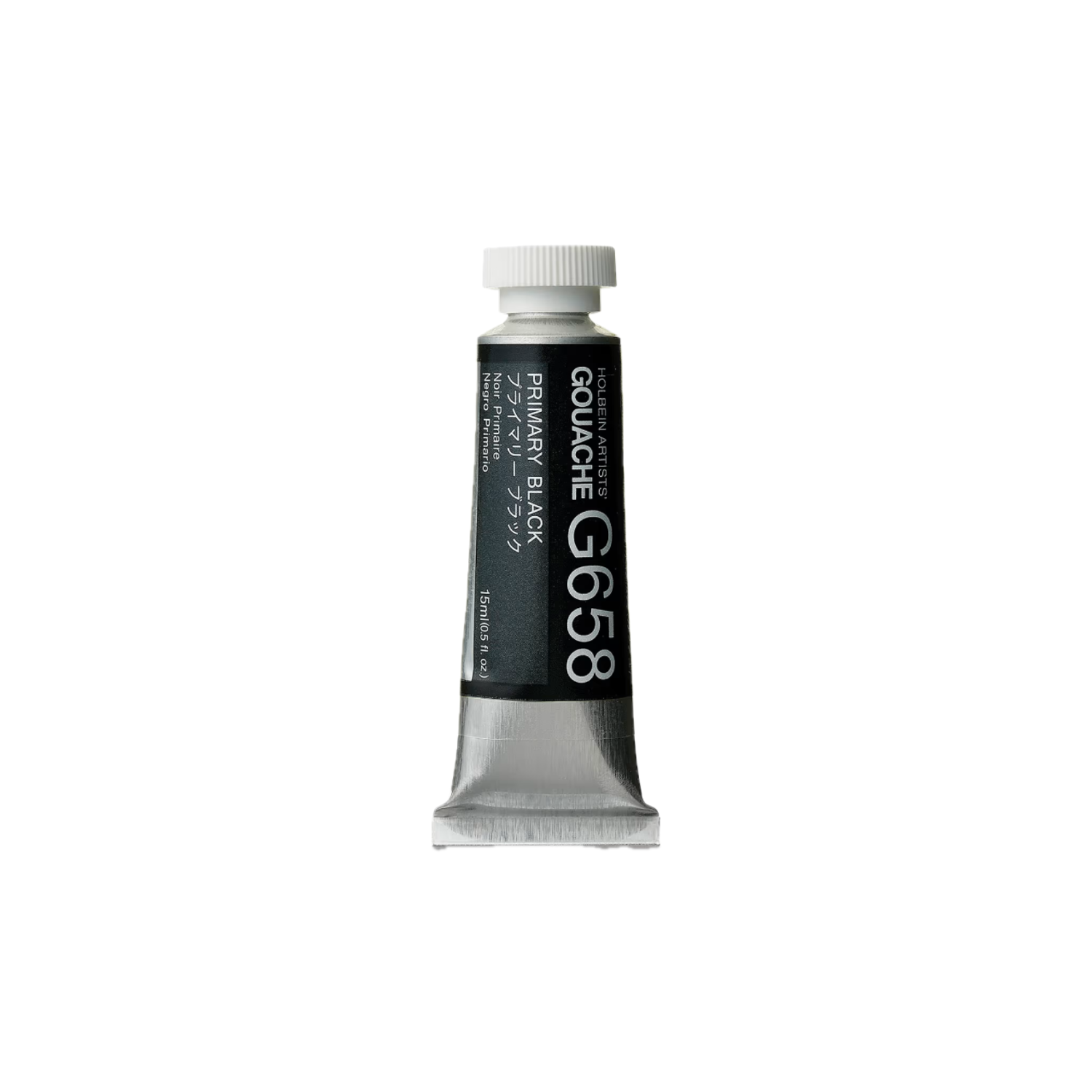 HOLBEIN ARTISTS' GOUACHE 15ML PRIMARY BLACK G658 3