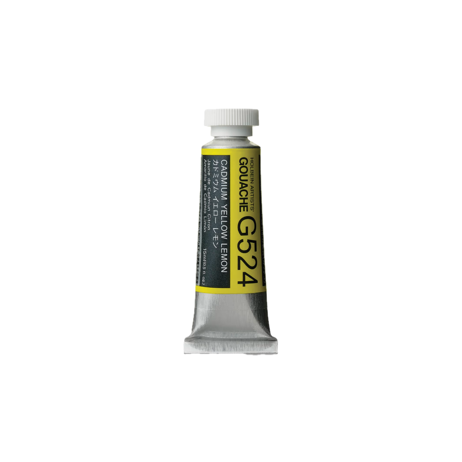 HOLBEIN ARTISTS' GOUACHE 15ML CADMIUM YELLOW LEMON G524 3