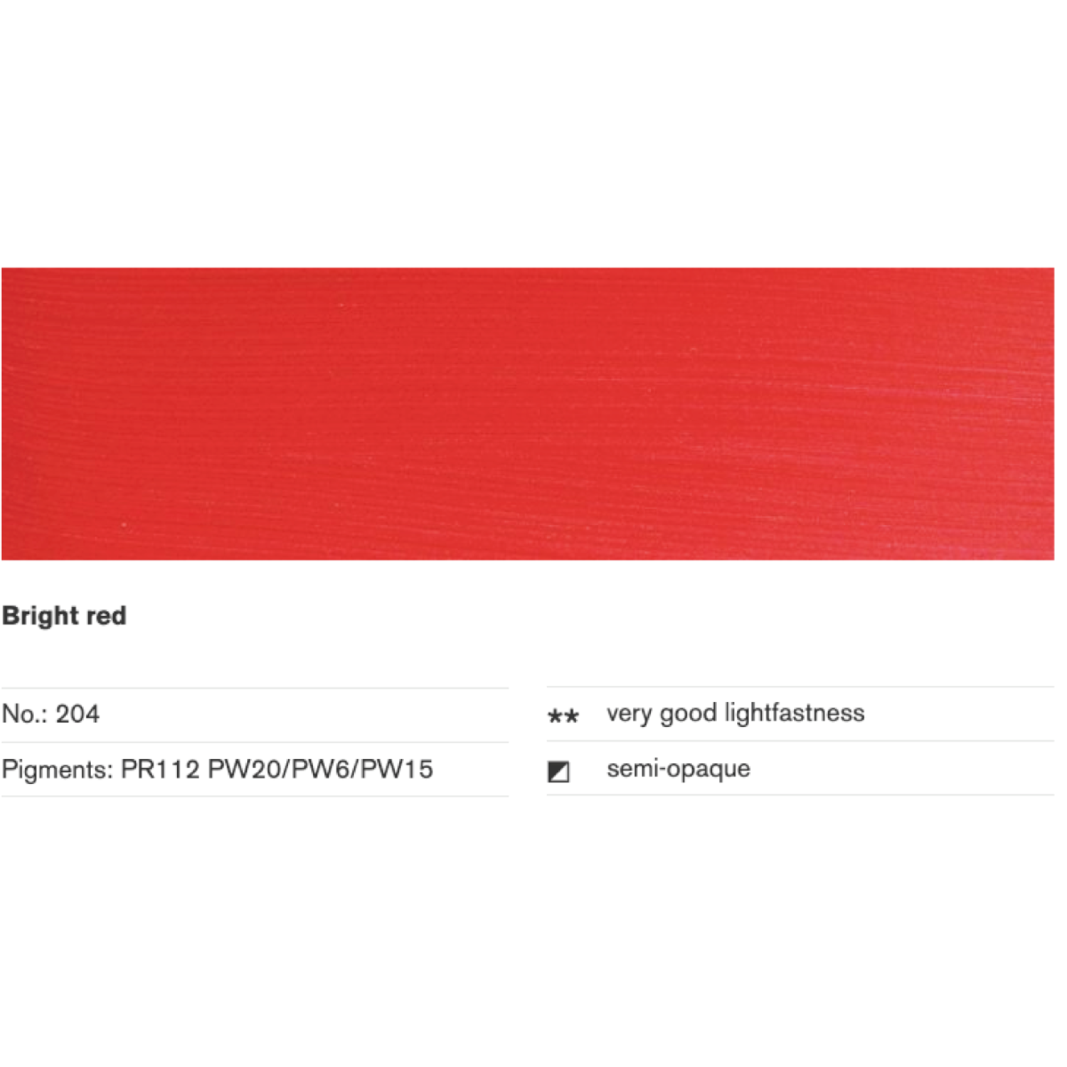 LASCAUX PERLACRYL 85ML 204 SIGNALROT 2