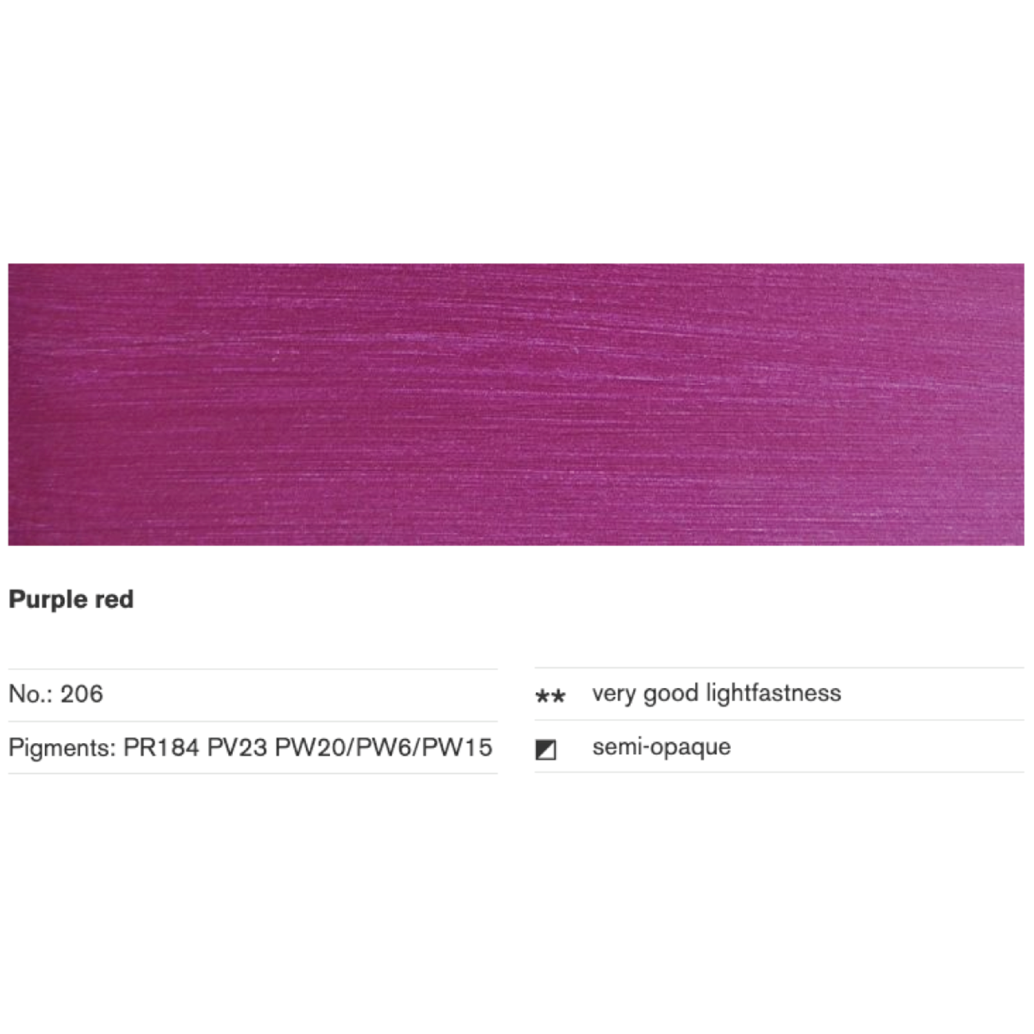 LASCAUX PERLACRYL 85ML 206 PURPURROT 2
