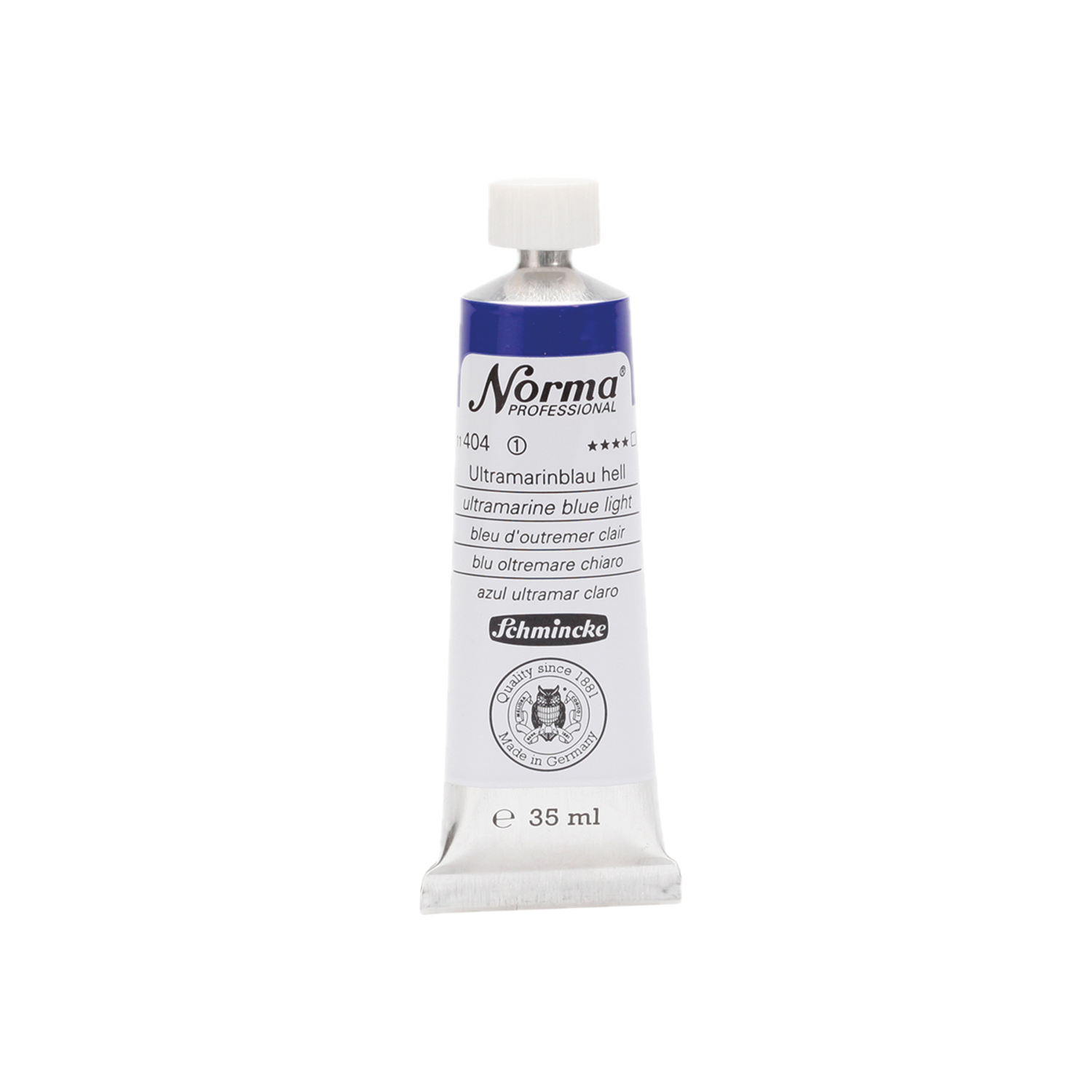 SCHMINCKE NORMA ÖLFARBE 35ML S1 404 ULTRAMARINBLAU HELL 3