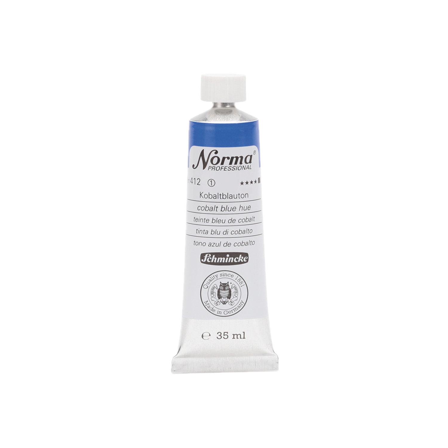 SCHMINCKE NORMA ÖLFARBE  35ML S1 412 KOBALBLAUTON 3