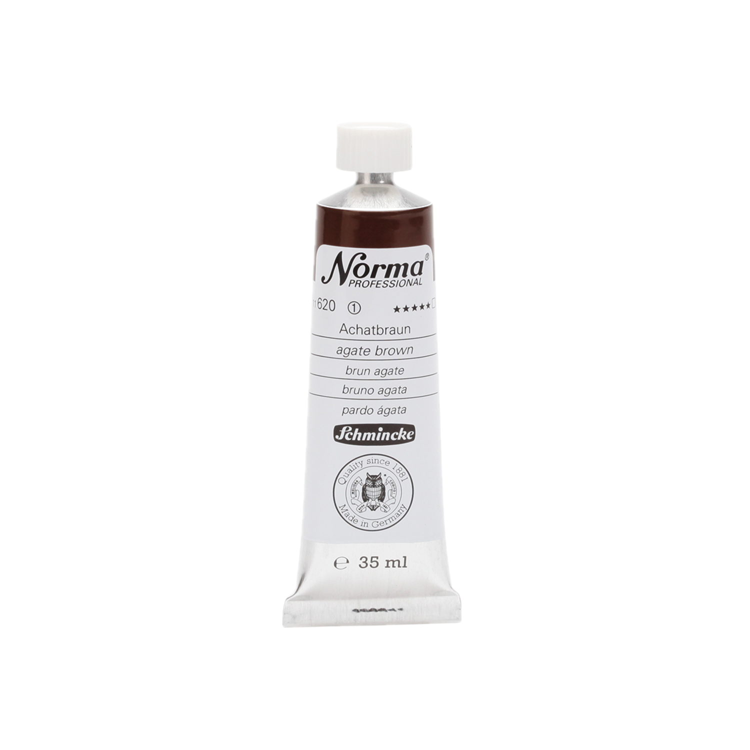 SCHMINCKE NORMA ÖLFARBE  35ML S1 620 ACHATBRAUN 3