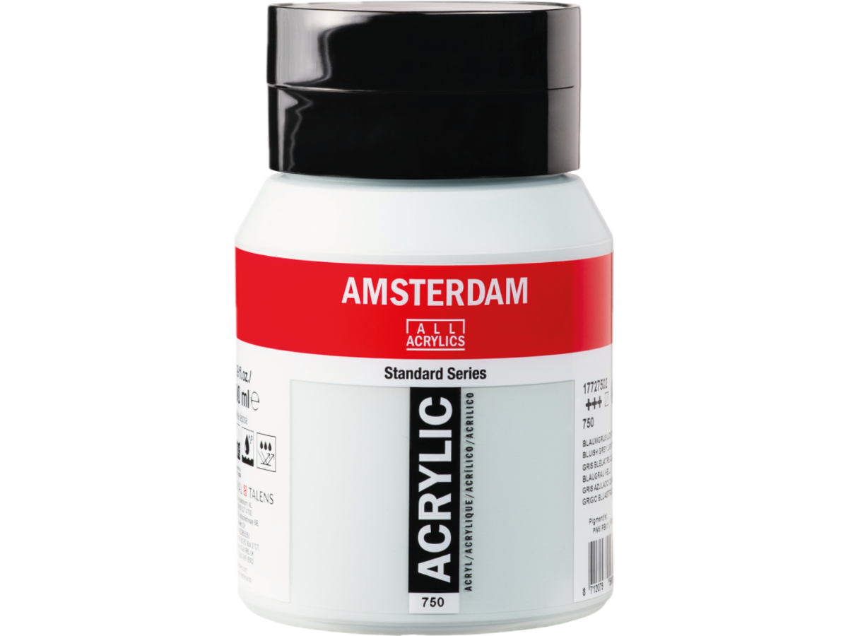 TALENS AMSTERDAM ACRYLFARBE 500 ML 750 BLAUGRAU HELL 3