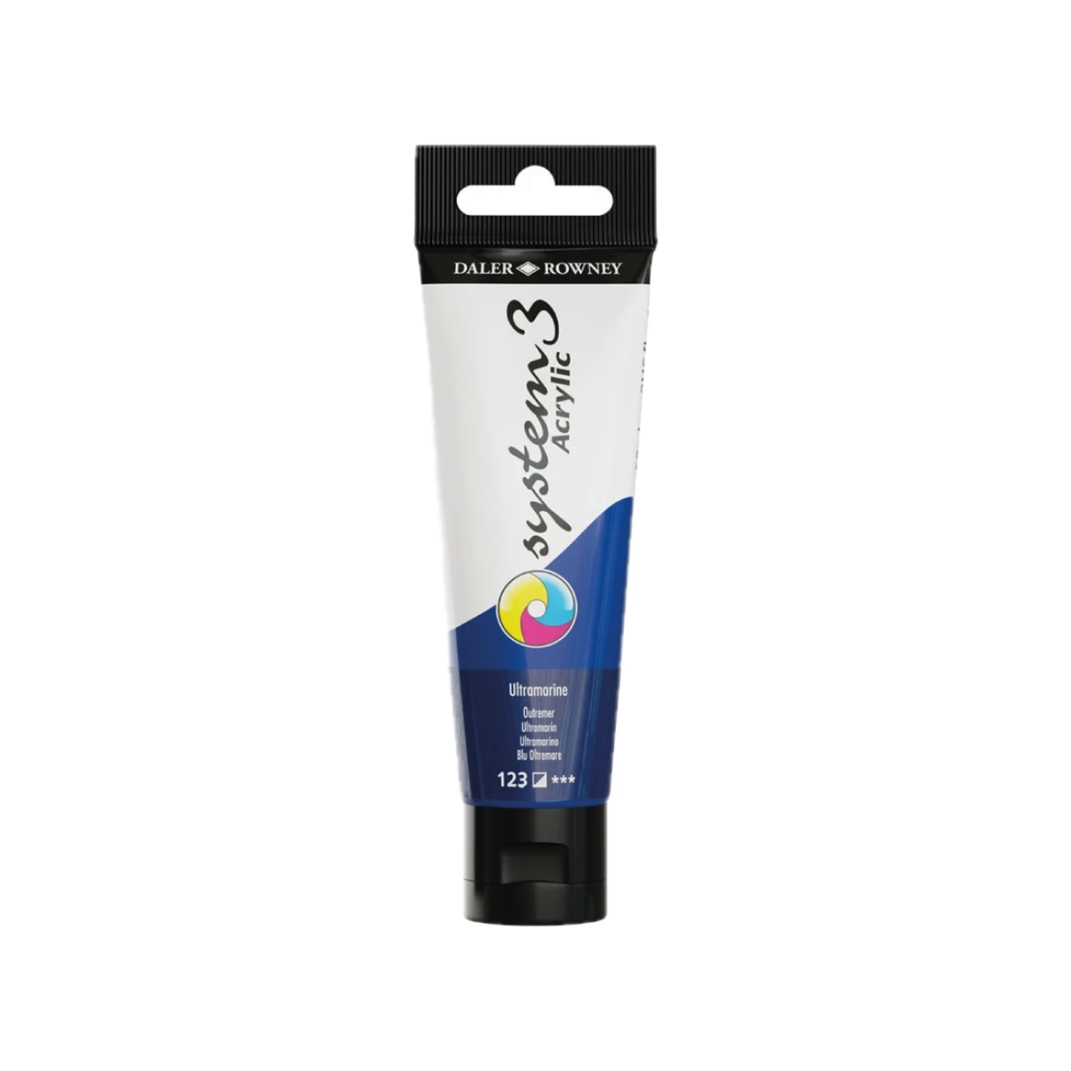 DALER ROWNEY SYSTEM 3 ACRYL 150ML 123 ULTRAMARINE 3