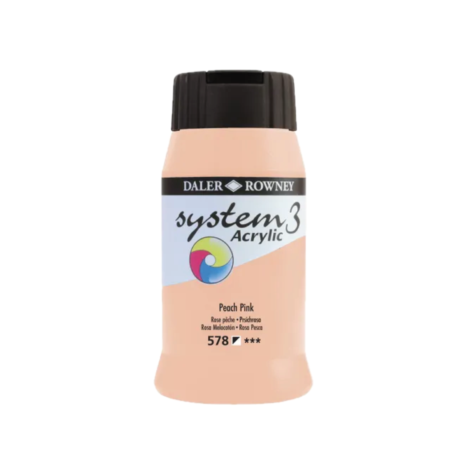 ROWNEY SYSTEM 3 ACRYL 500ML 578 S1 FLESH TINT 3