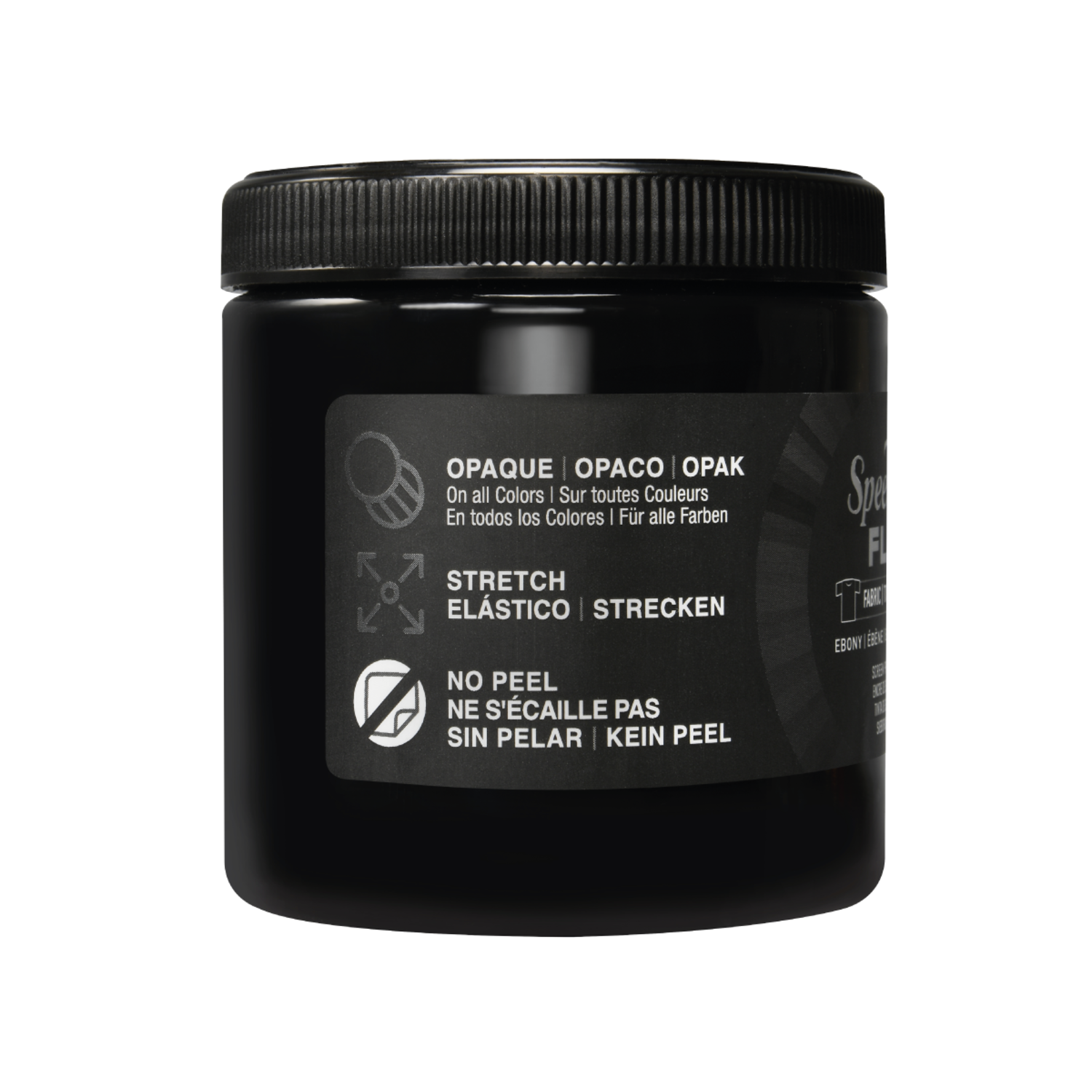 SPEEDBALL FLEX SCREEN PRINTING FABRIC INK 236ML EBONY 3