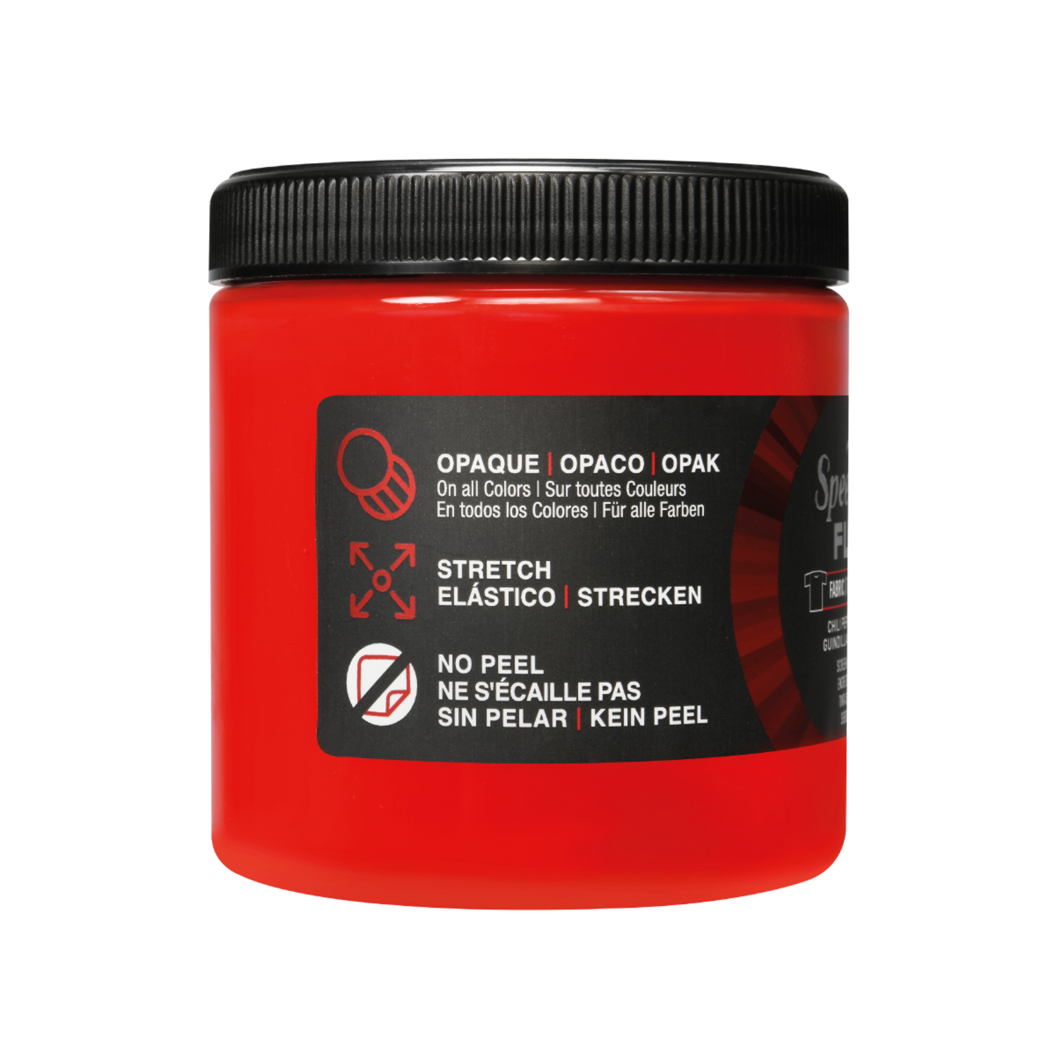 SPEEDBALL FLEX SCREEN PRINTING FABRIC INK 236ML CHILI PEPPER 3