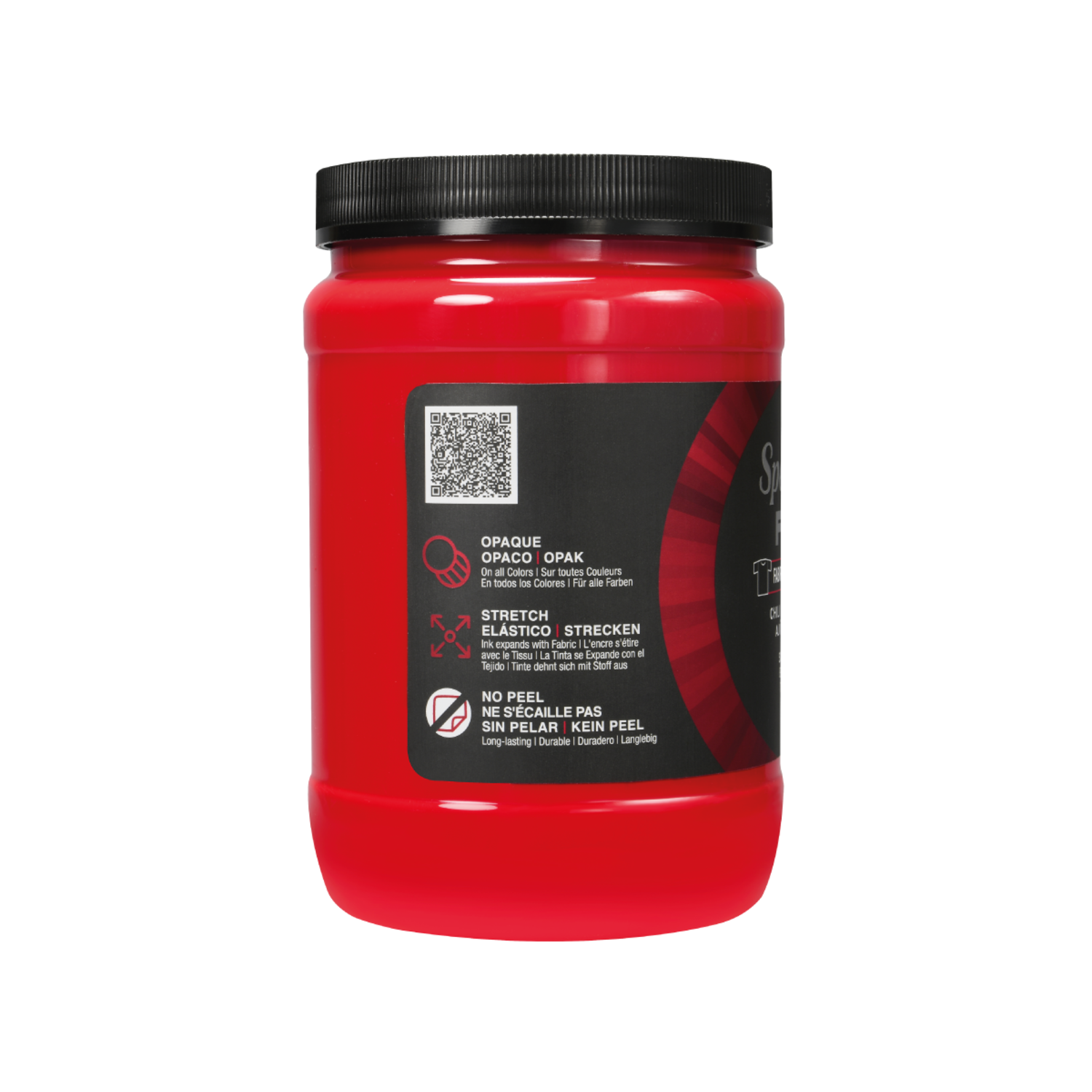 SPEEDBALL FLEX SCREEN PRINTING FABRIC INK 946ML CHILI PEPPER 3
