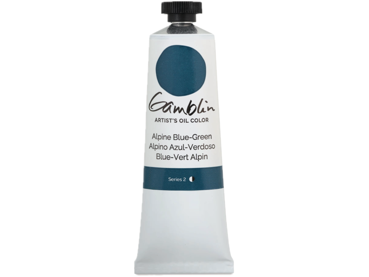 GAMBLIN ARTIST OLIEVERF 37ML S2 1026 ALPININE BLUE-GREEN AG 3